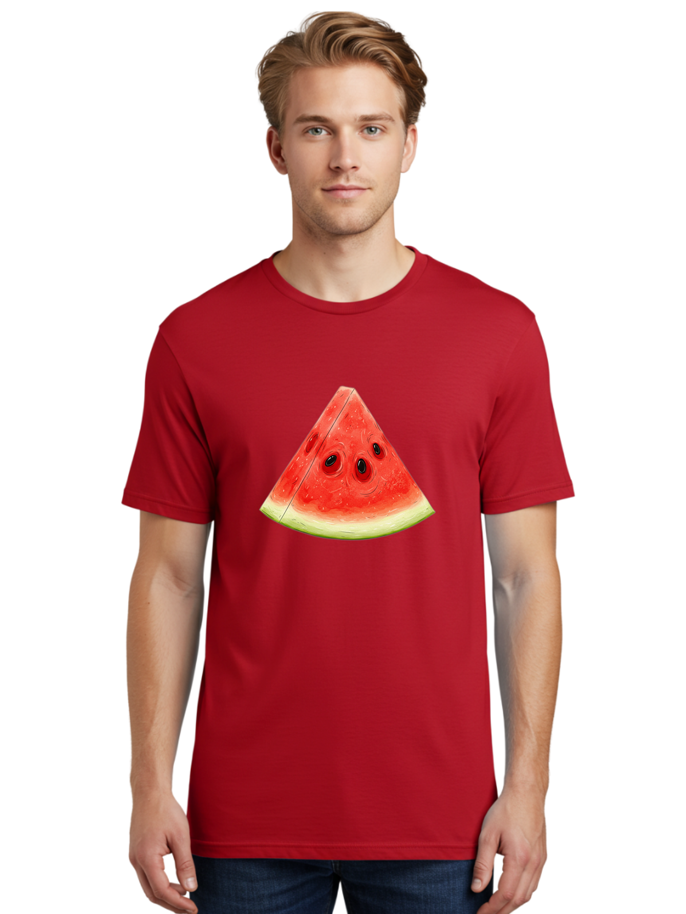 Watermelon-Slice-6 Men'S Graphic Tee, 100% Cotton, Comfortable Casual Summer Wear, Machine Washable, Vintage Camera, Old Camera, Antique Camera, Black Camera, Classic Photography, Photography Equipment, Nostalgic Device, Film Camera, Baf638 30