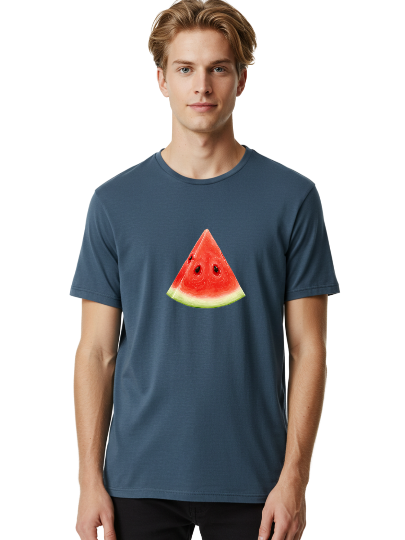 Watermelon-Slice-7 Men'S Graphic Tee, 100% Cotton, Comfortable Casual Summer Wear, Machine Washable, Vintage Camera, Old Camera, Antique Camera, Black Camera, Classic Photography, Photography Equipment, Nostalgic Device, Film Camera, Baf639 26
