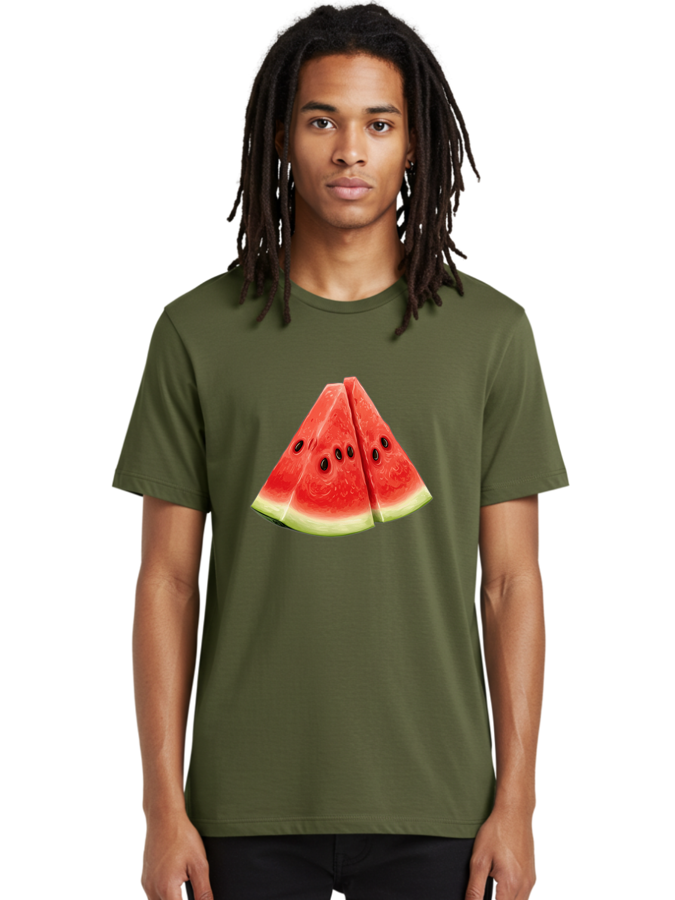 Watermelon-Slices Men'S Graphic Tee, 100% Cotton, Comfortable Casual Summer Wear, Machine Washable, Vintage Camera, Old Camera, Antique Camera, Black Camera, Classic Photography, Photography Equipment, Nostalgic Device, Film Camera, Camera Art Baf643 4