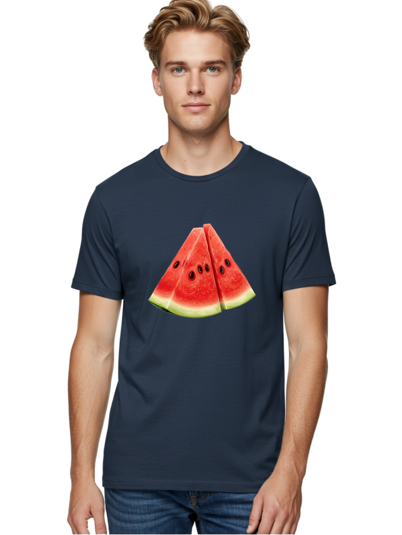 Watermelon-Slices Men'S Graphic Tee, 100% Cotton, Comfortable Casual Summer Wear, Machine Washable, Vintage Camera, Old Camera, Antique Camera, Black Camera, Classic Photography, Photography Equipment, Nostalgic Device, Film Camera, Camera Art Baf643 22