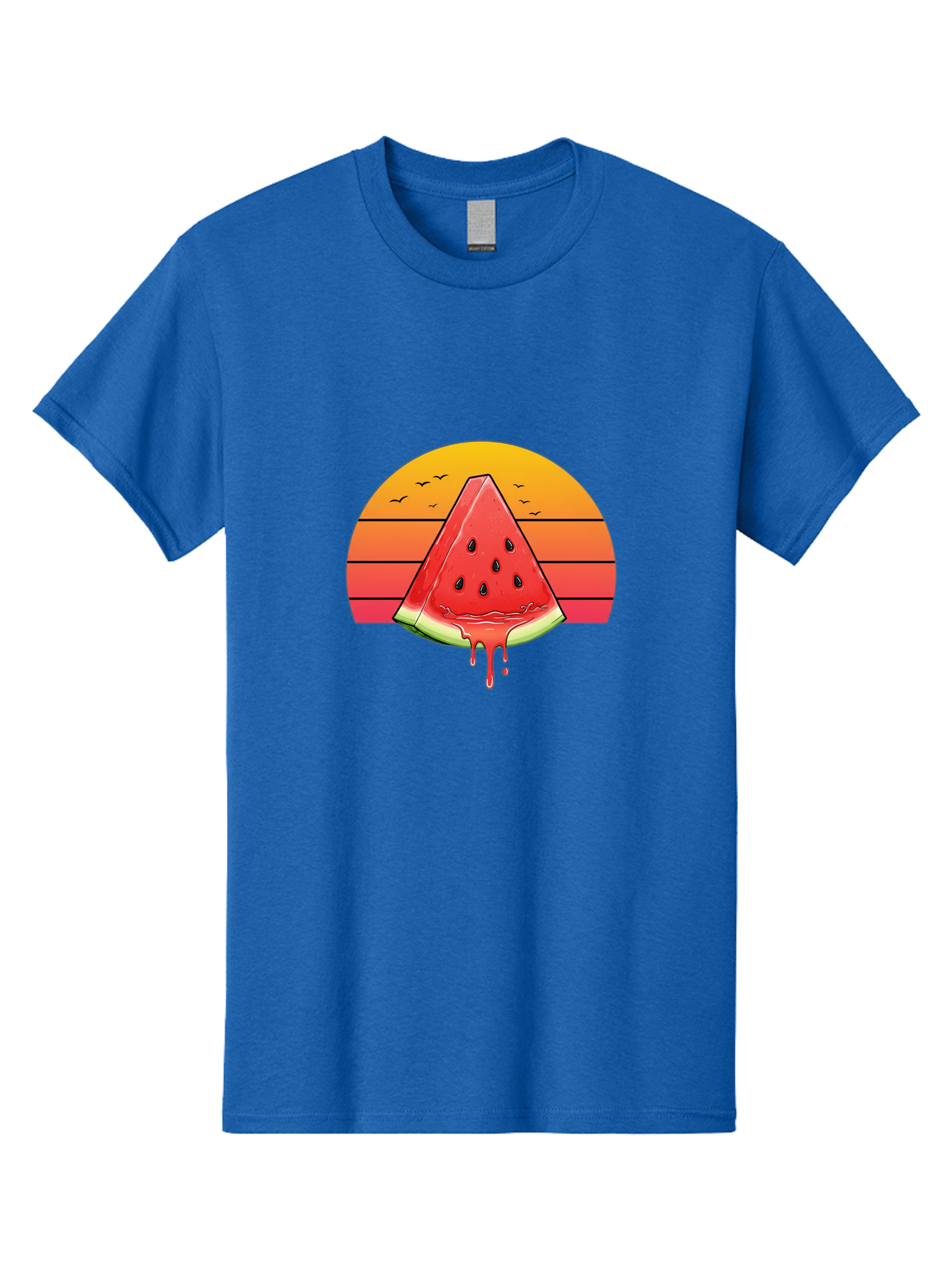 Watermelon-Sunset Men'S Graphic Tee, 100% Cotton, Comfortable Casual Summer Wear, Machine Washable, Vintage Camera, Old Camera, Antique Camera, Black Camera, Classic Photography, Photography Equipment, Nostalgic Device, Film Camera, Camera Art Baf644 3