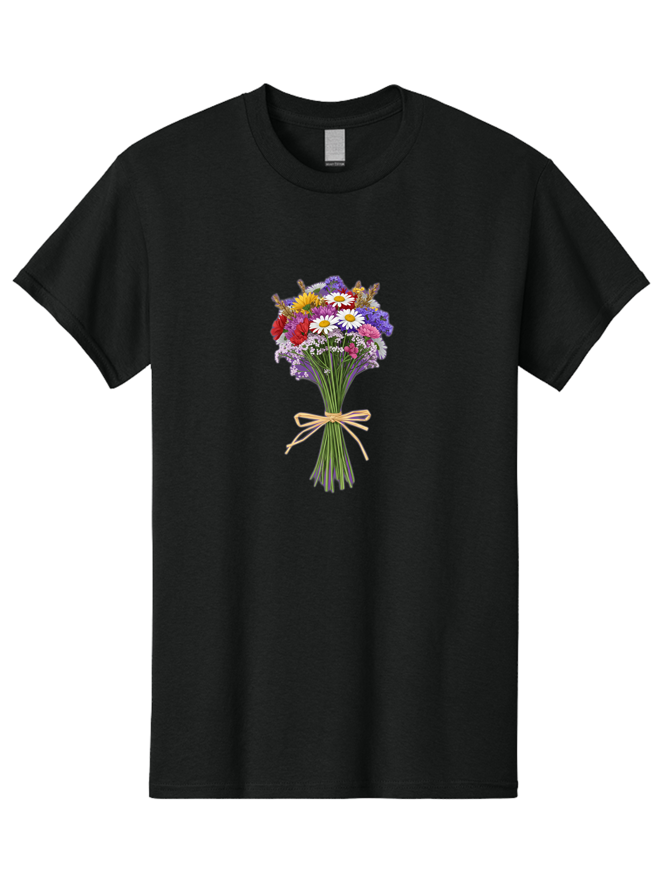 Wild-Flower-Bouquet Men'S Graphic Tee, 100% Cotton, Comfortable Casual Summer Wear, Machine Washable, Vintage Camera, Old Camera, Antique Camera, Black Camera, Classic Photography, Photography Equipment, Nostalgic Device, Film Camera, Baf648 27