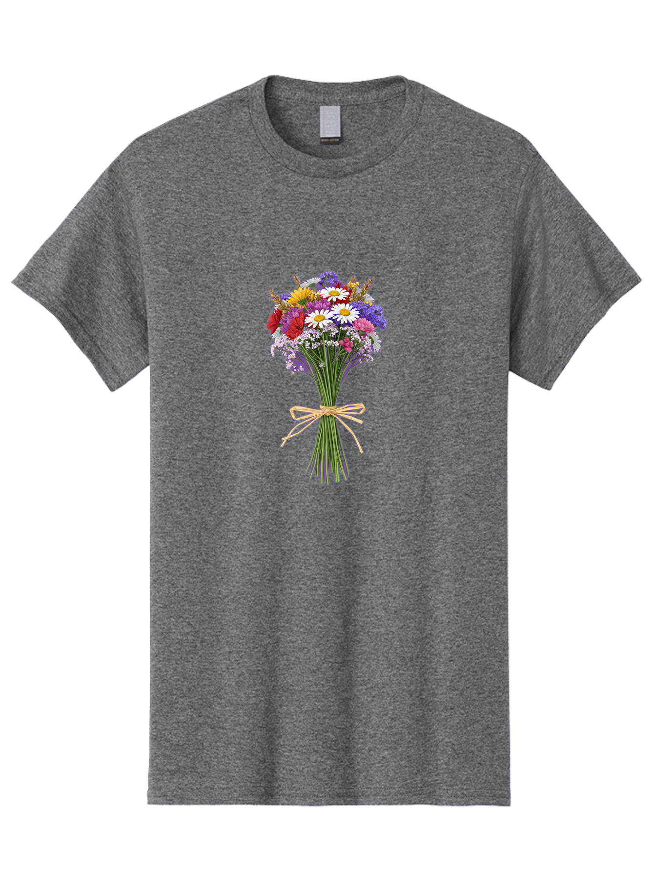 Wild-Flower-Bouquet Men'S Graphic Tee, 100% Cotton, Comfortable Casual Summer Wear, Machine Washable, Vintage Camera, Old Camera, Antique Camera, Black Camera, Classic Photography, Photography Equipment, Nostalgic Device, Film Camera, Baf648 5