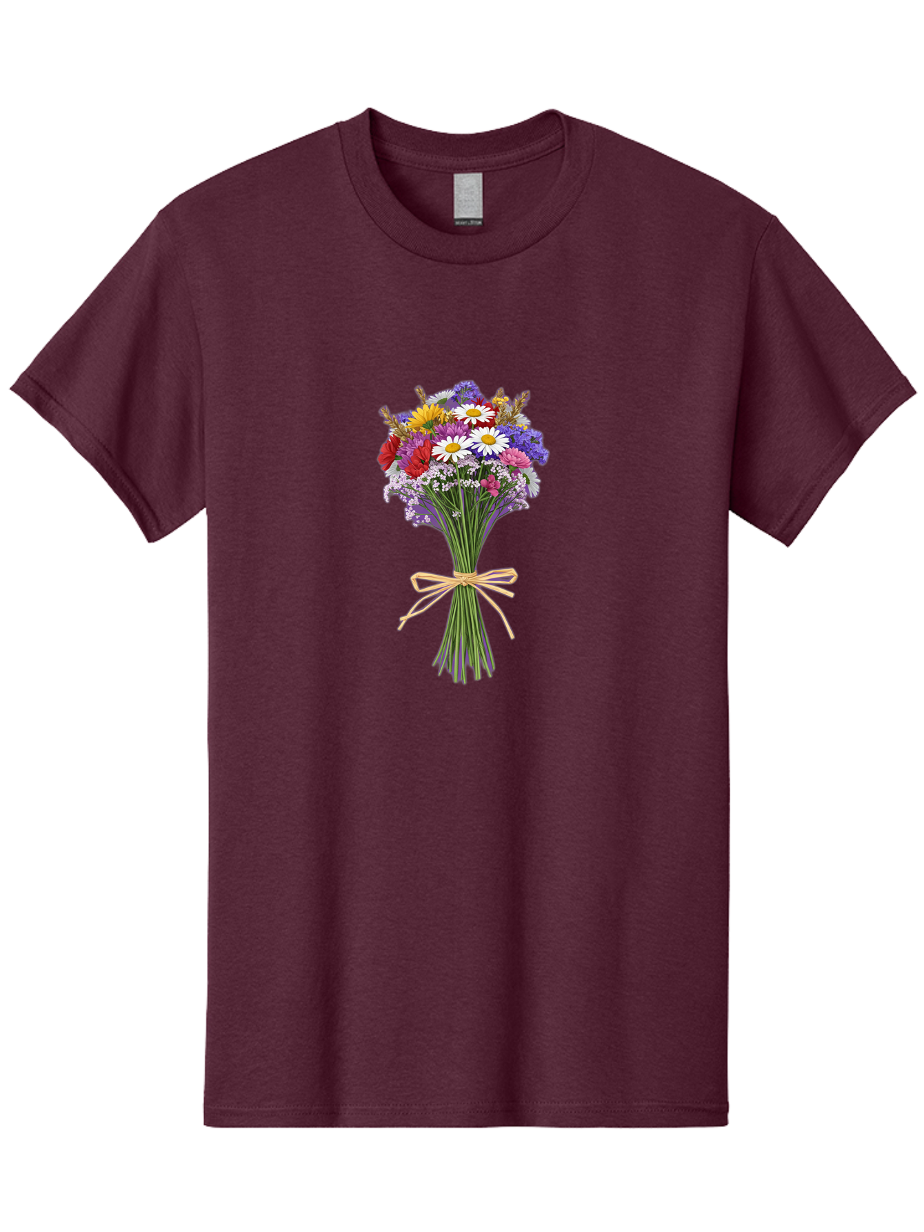 Wild-Flower-Bouquet Men'S Graphic Tee, 100% Cotton, Comfortable Casual Summer Wear, Machine Washable, Vintage Camera, Old Camera, Antique Camera, Black Camera, Classic Photography, Photography Equipment, Nostalgic Device, Film Camera, Baf648 19