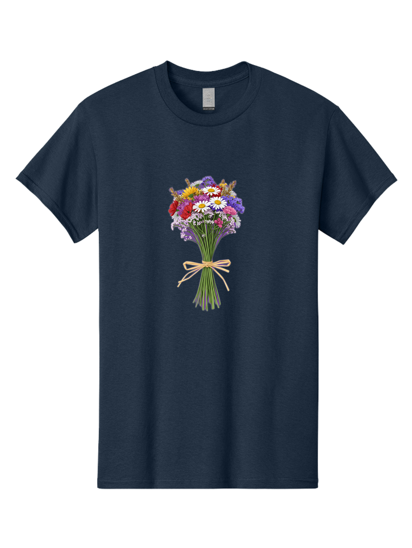 Wild-Flower-Bouquet Men'S Graphic Tee, 100% Cotton, Comfortable Casual Summer Wear, Machine Washable, Vintage Camera, Old Camera, Antique Camera, Black Camera, Classic Photography, Photography Equipment, Nostalgic Device, Film Camera, Baf648 3