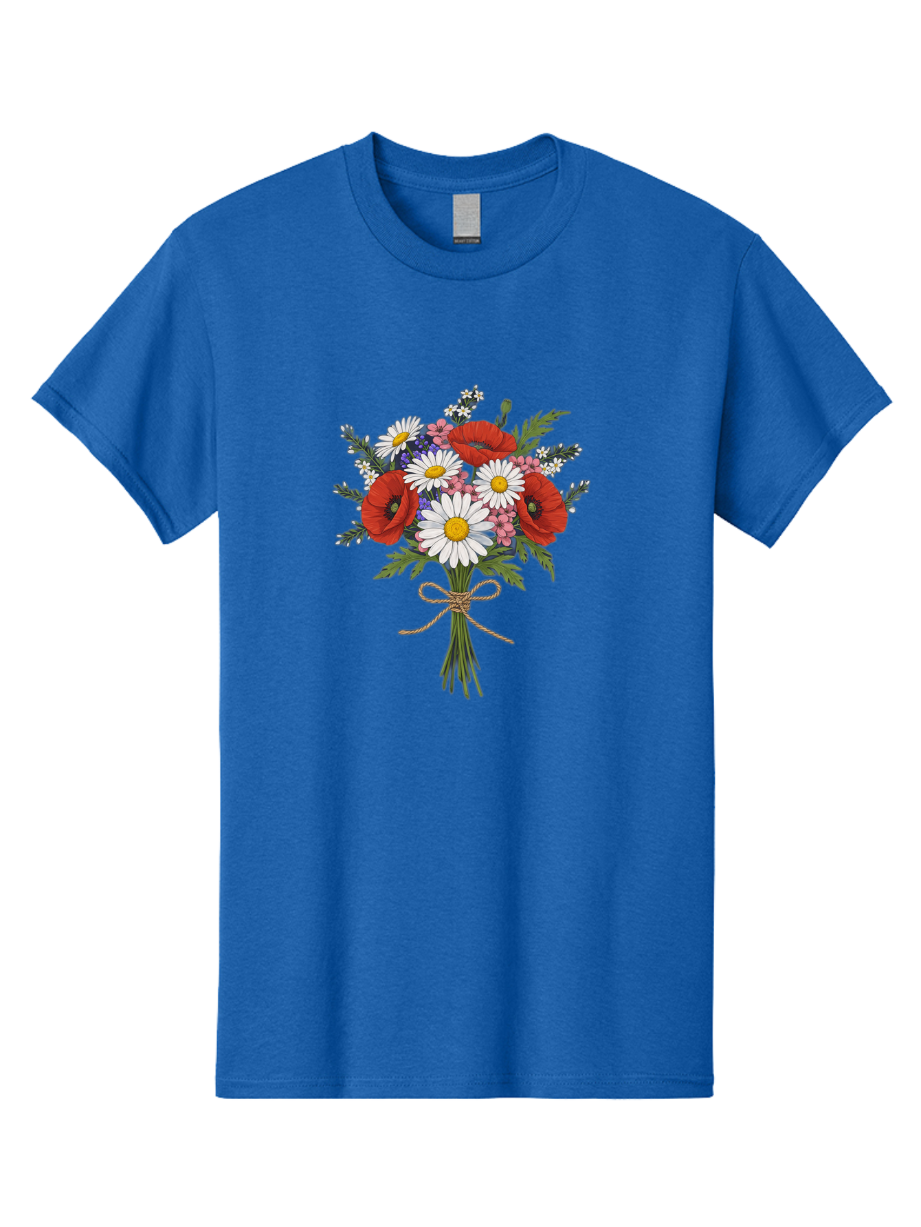 Wildflower-Bouquet-1 Men'S Graphic Tee, 100% Cotton, Comfortable Casual Summer Wear, Machine Washable, Vintage Camera, Old Camera, Antique Camera, Black Camera, Classic Photography, Photography Equipment, Nostalgic Device, Film Camera, Baf649 19