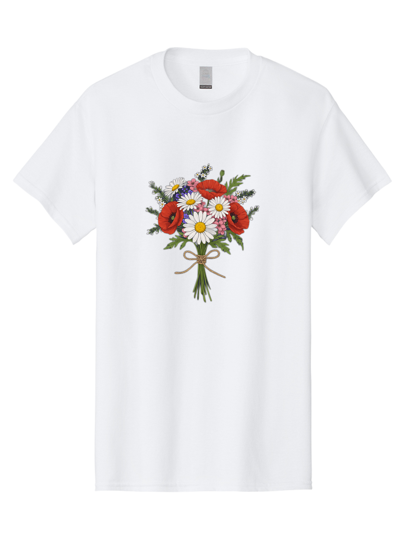 Wildflower-Bouquet-1 Men'S Graphic Tee, 100% Cotton, Comfortable Casual Summer Wear, Machine Washable, Vintage Camera, Old Camera, Antique Camera, Black Camera, Classic Photography, Photography Equipment, Nostalgic Device, Film Camera, Baf649 27