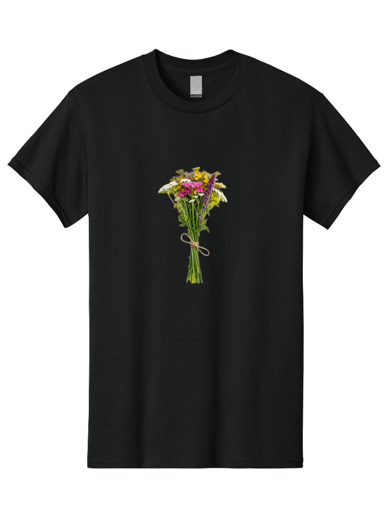 Wildflower-Bouquet-10 Men'S Graphic Tee, 100% Cotton, Comfortable Casual Summer Wear, Machine Washable, Vintage Camera, Old Camera, Antique Camera, Black Camera, Classic Photography, Photography Equipment, Nostalgic Device, Film Camera, Baf650 27