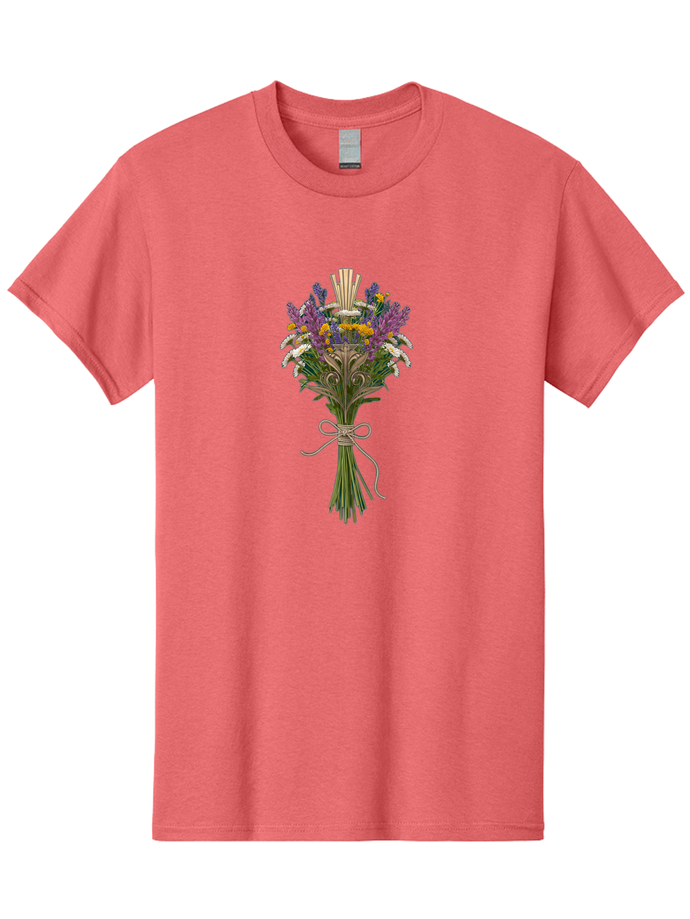 Wildflower-Bouquet-11 Men'S Graphic Tee, 100% Cotton, Comfortable Casual Summer Wear, Machine Washable, Vintage Camera, Old Camera, Antique Camera, Black Camera, Classic Photography, Photography Equipment, Nostalgic Device, Film Camera, Baf651 3