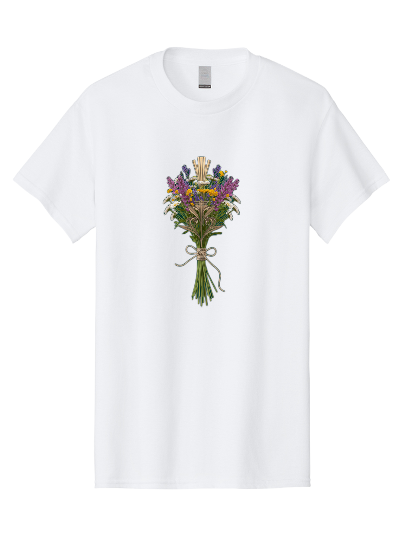 Wildflower-Bouquet-11 Men'S Graphic Tee, 100% Cotton, Comfortable Casual Summer Wear, Machine Washable, Vintage Camera, Old Camera, Antique Camera, Black Camera, Classic Photography, Photography Equipment, Nostalgic Device, Film Camera, Baf651 17
