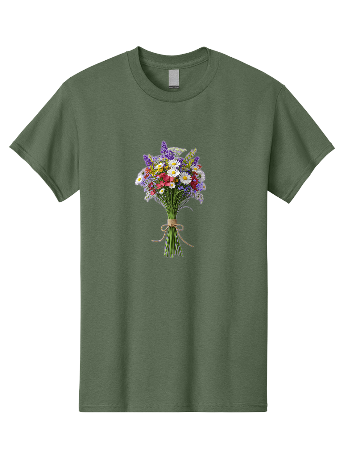 Wildflower-Bouquet-12 Men'S Graphic Tee, 100% Cotton, Comfortable Casual Summer Wear, Machine Washable, Vintage Camera, Old Camera, Antique Camera, Black Camera, Classic Photography, Photography Equipment, Nostalgic Device, Film Camera, Baf652 3