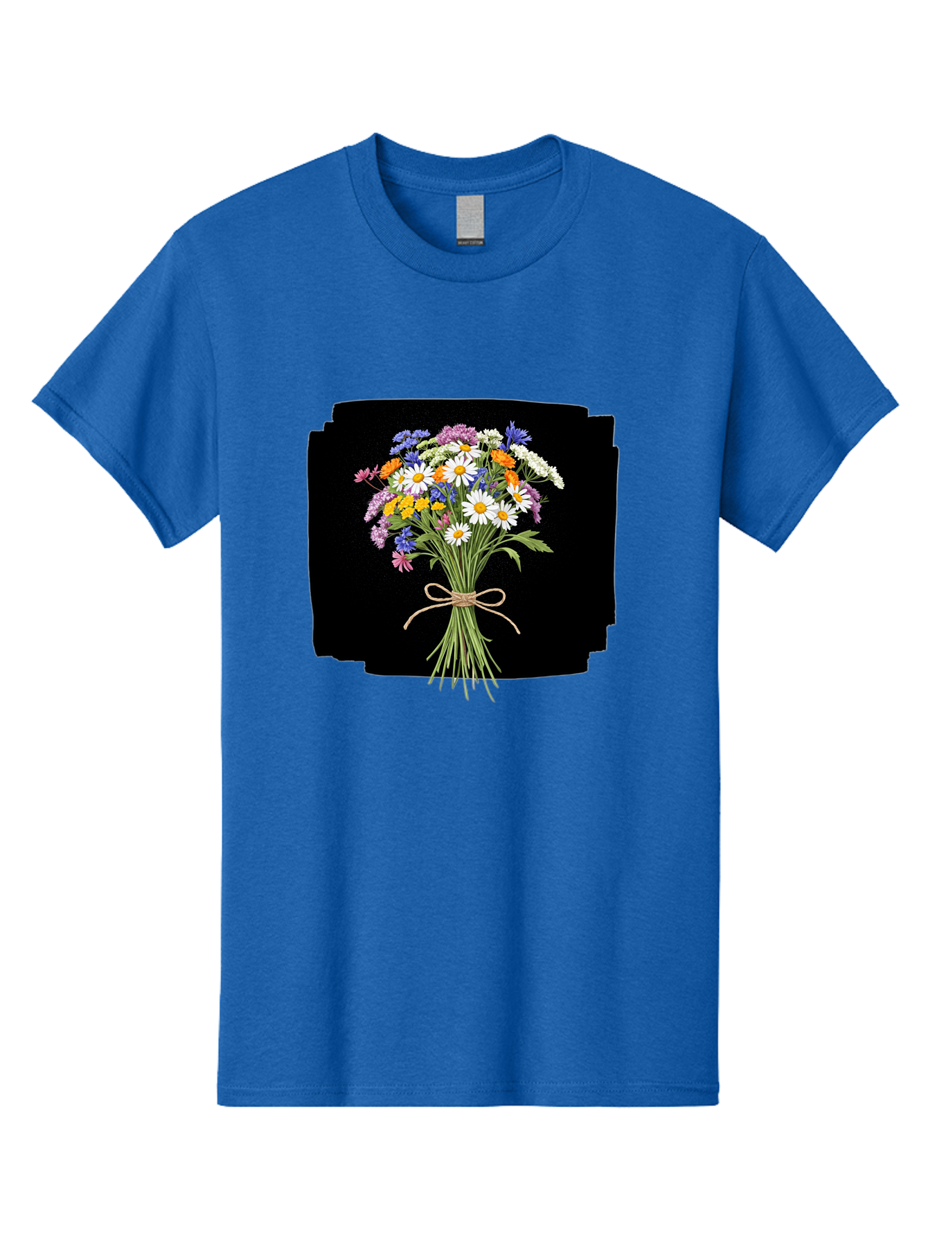 Wildflower-Bouquet-13 Men'S Graphic Tee, 100% Cotton, Comfortable Casual Summer Wear, Machine Washable, Vintage Camera, Old Camera, Antique Camera, Black Camera, Classic Photography, Photography Equipment, Nostalgic Device, Film Camera, Baf653 3