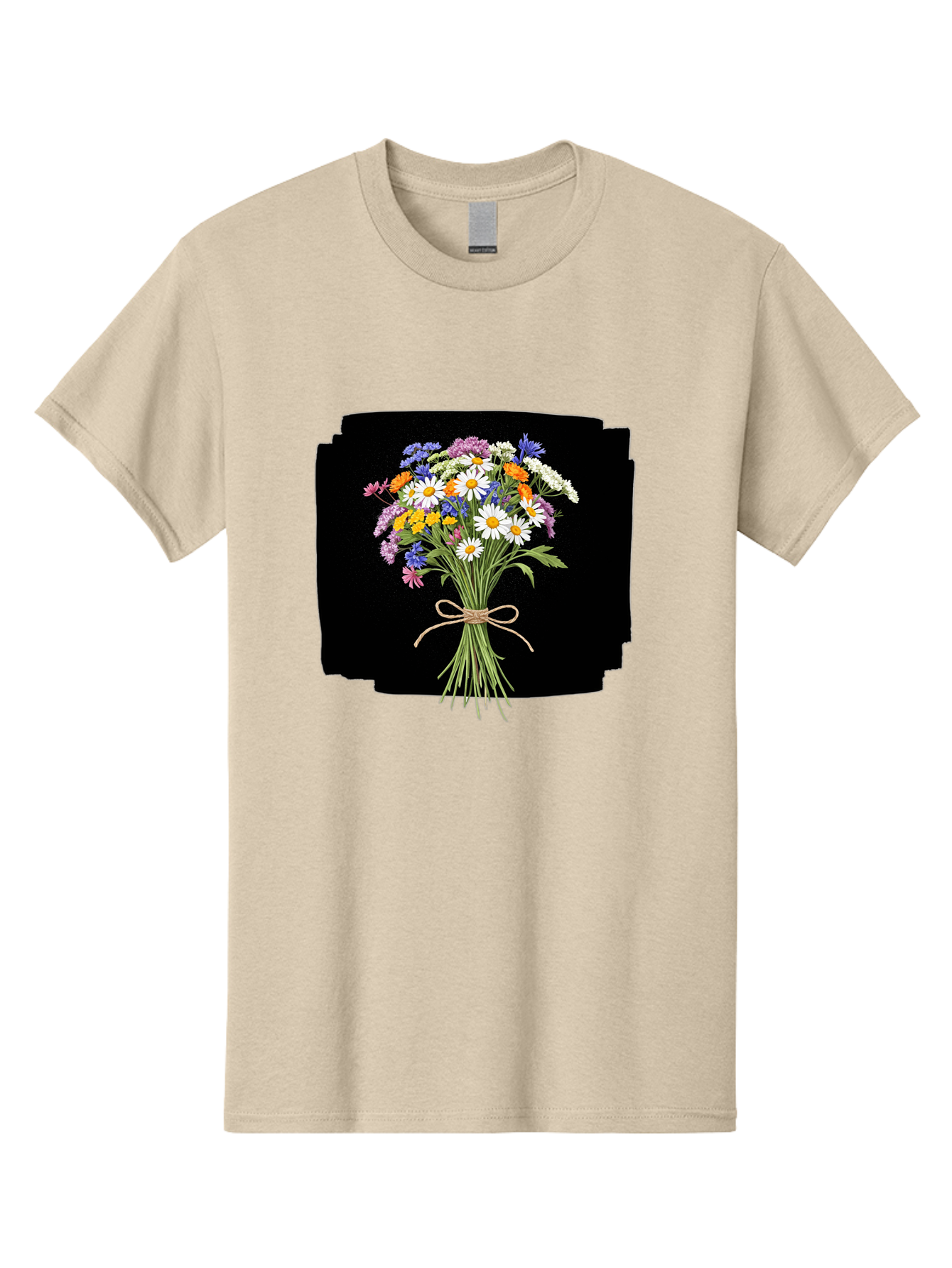 Wildflower-Bouquet-13 Men'S Graphic Tee, 100% Cotton, Comfortable Casual Summer Wear, Machine Washable, Vintage Camera, Old Camera, Antique Camera, Black Camera, Classic Photography, Photography Equipment, Nostalgic Device, Film Camera, Baf653 13