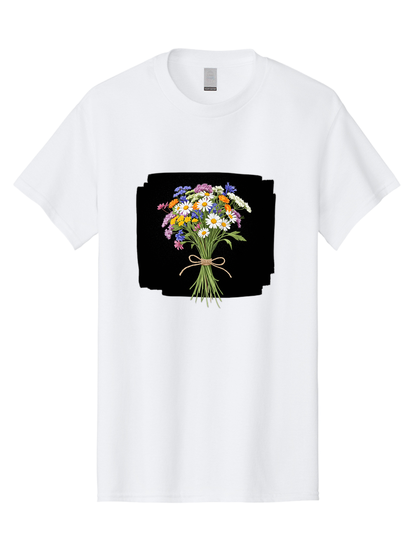 Wildflower-Bouquet-13 Men'S Graphic Tee, 100% Cotton, Comfortable Casual Summer Wear, Machine Washable, Vintage Camera, Old Camera, Antique Camera, Black Camera, Classic Photography, Photography Equipment, Nostalgic Device, Film Camera, Baf653 11