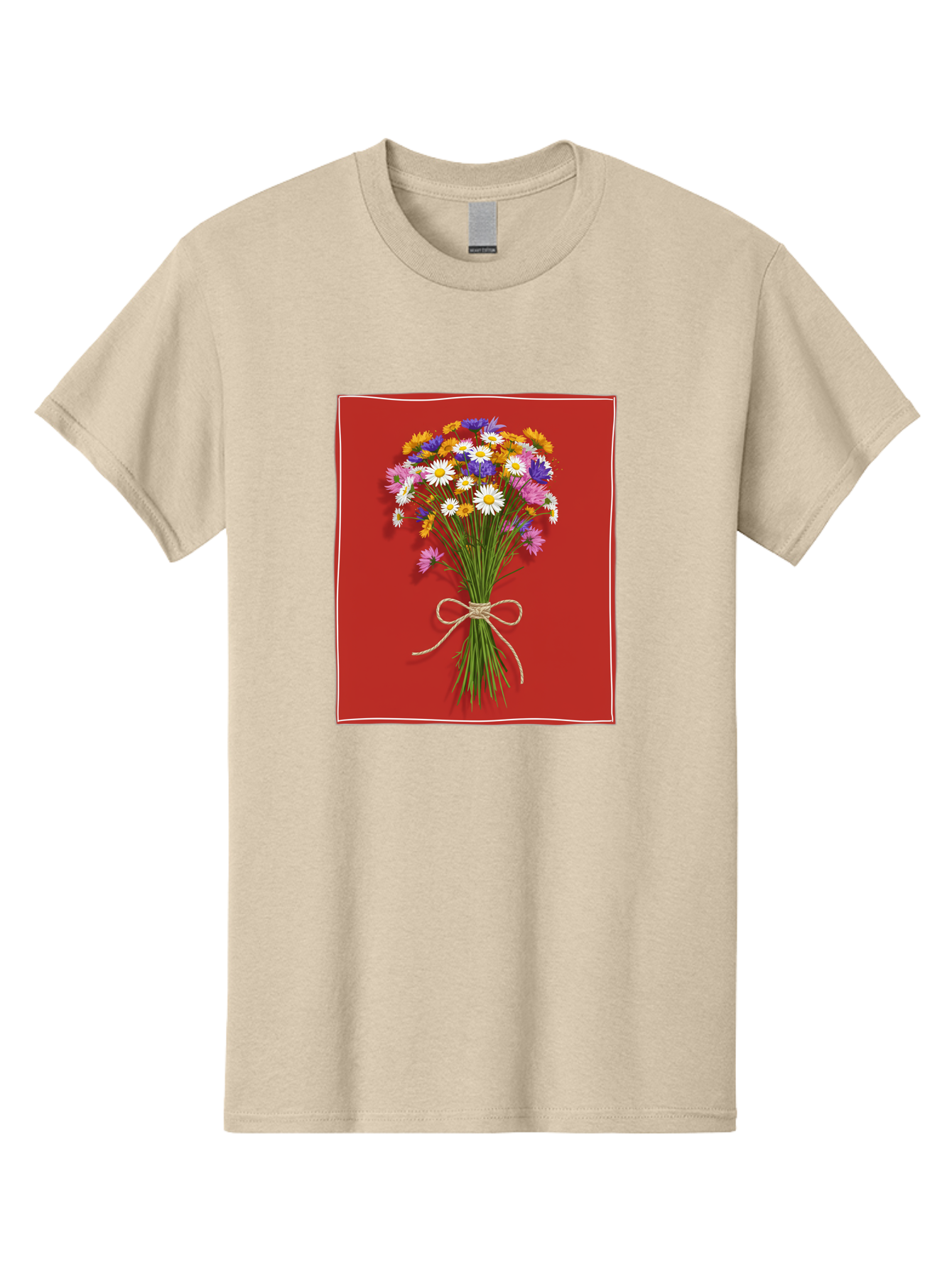 Wildflower-Bouquet-14 Men'S Graphic Tee, 100% Cotton, Comfortable Casual Summer Wear, Machine Washable, Vintage Camera, Old Camera, Antique Camera, Black Camera, Classic Photography, Photography Equipment, Nostalgic Device, Film Camera, Baf654 5