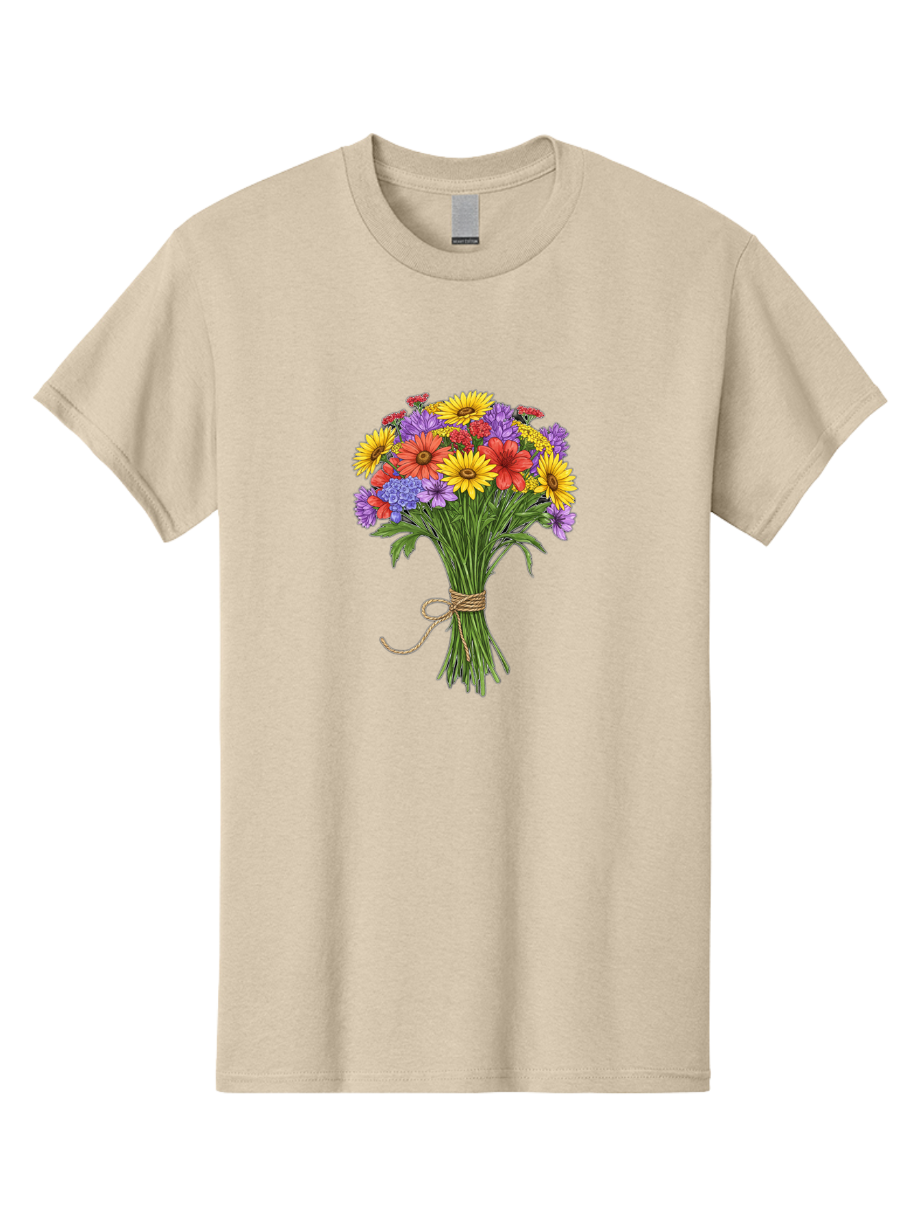 Wildflower-Bouquet-4 Men'S Graphic Tee, 100% Cotton, Comfortable Casual Summer Wear, Machine Washable, Vintage Camera, Old Camera, Antique Camera, Black Camera, Classic Photography, Photography Equipment, Nostalgic Device, Film Camera, Baf657 11