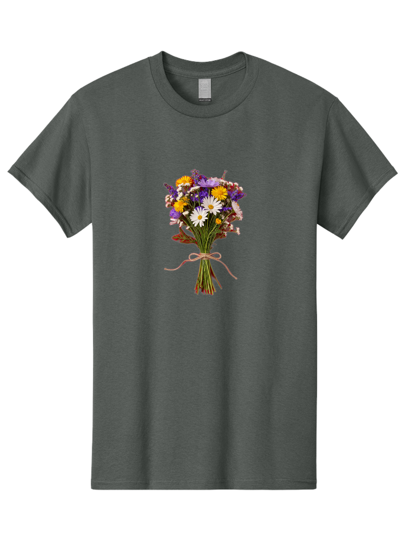 Wildflower-Bouquet-5 Men'S Graphic Tee, 100% Cotton, Comfortable Casual Summer Wear, Machine Washable, Vintage Camera, Old Camera, Antique Camera, Black Camera, Classic Photography, Photography Equipment, Nostalgic Device, Film Camera, Baf658 7