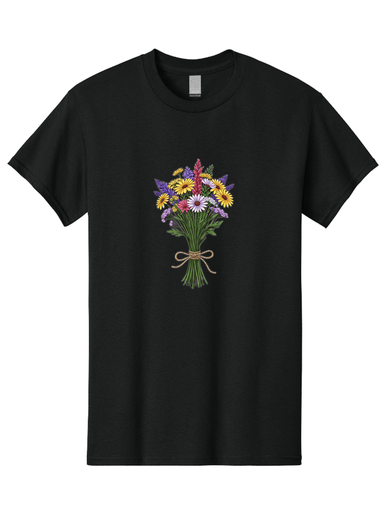 Wildflower-Bouquet-6 Men'S Graphic Tee, 100% Cotton, Comfortable Casual Summer Wear, Machine Washable, Vintage Camera, Old Camera, Antique Camera, Black Camera, Classic Photography, Photography Equipment, Nostalgic Device, Film Camera, Baf659 21