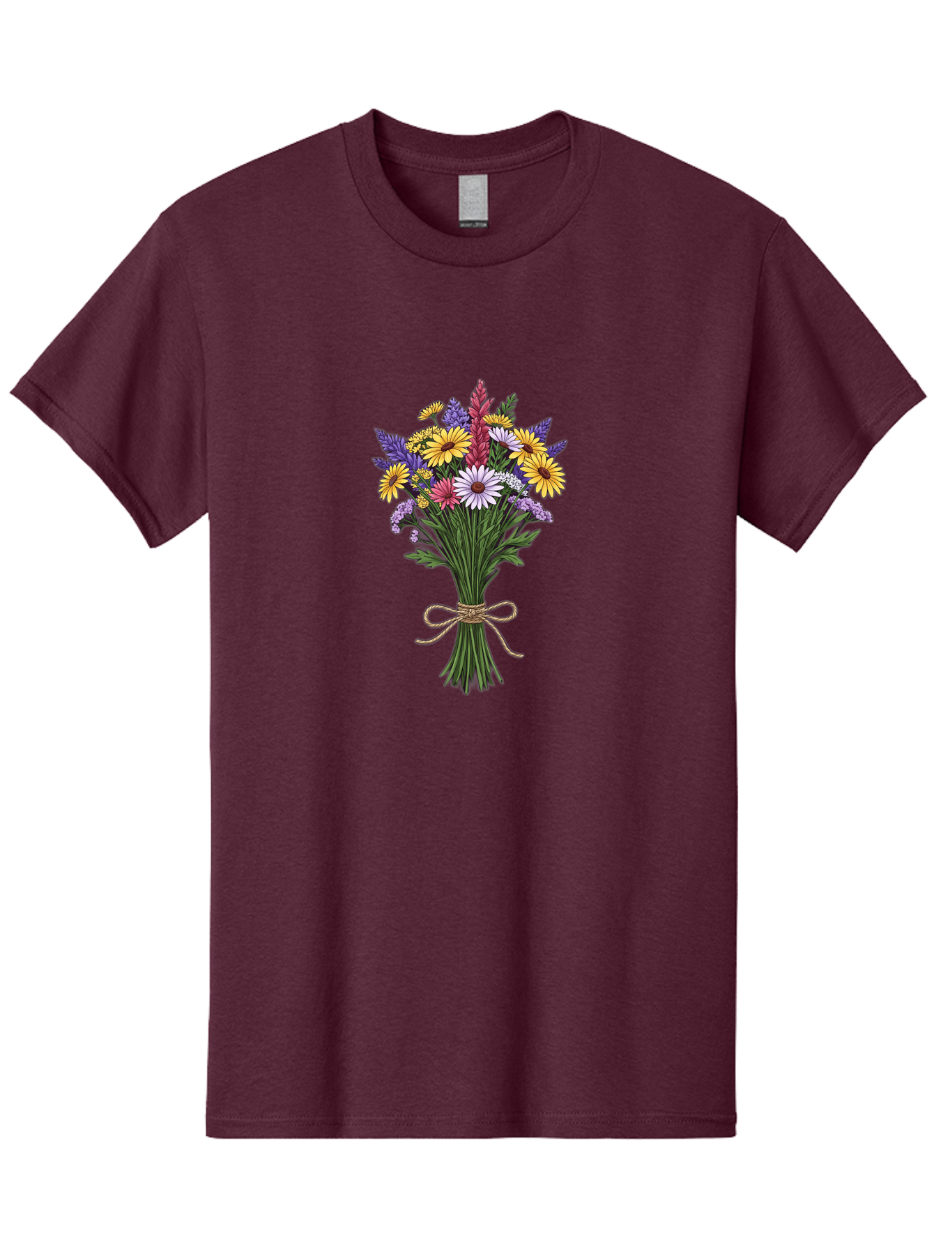 Wildflower-Bouquet-6 Men'S Graphic Tee, 100% Cotton, Comfortable Casual Summer Wear, Machine Washable, Vintage Camera, Old Camera, Antique Camera, Black Camera, Classic Photography, Photography Equipment, Nostalgic Device, Film Camera, Baf659 17