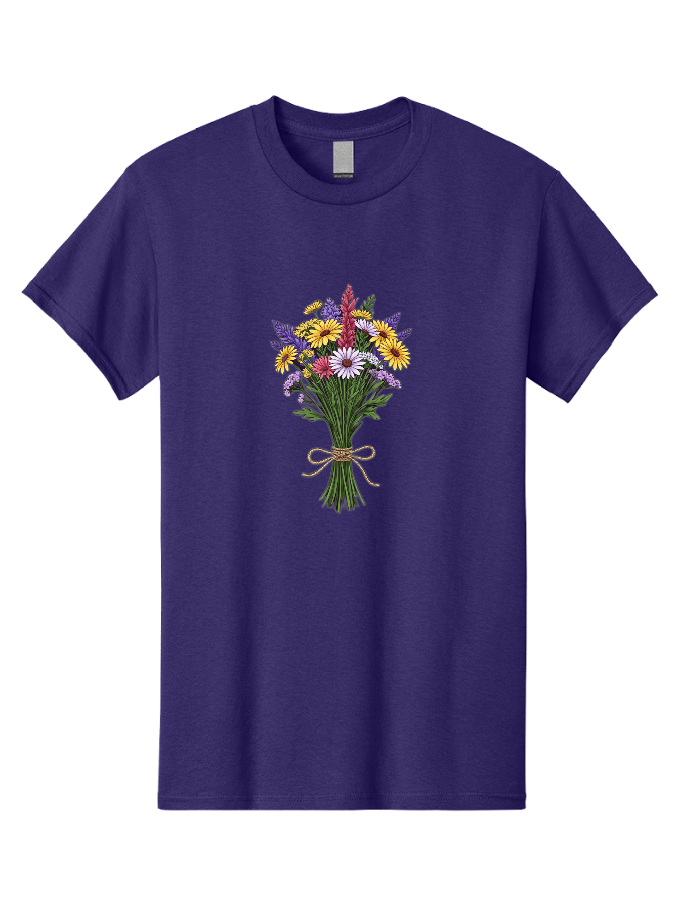 Wildflower-Bouquet-6 Men'S Graphic Tee, 100% Cotton, Comfortable Casual Summer Wear, Machine Washable, Vintage Camera, Old Camera, Antique Camera, Black Camera, Classic Photography, Photography Equipment, Nostalgic Device, Film Camera, Baf659 3