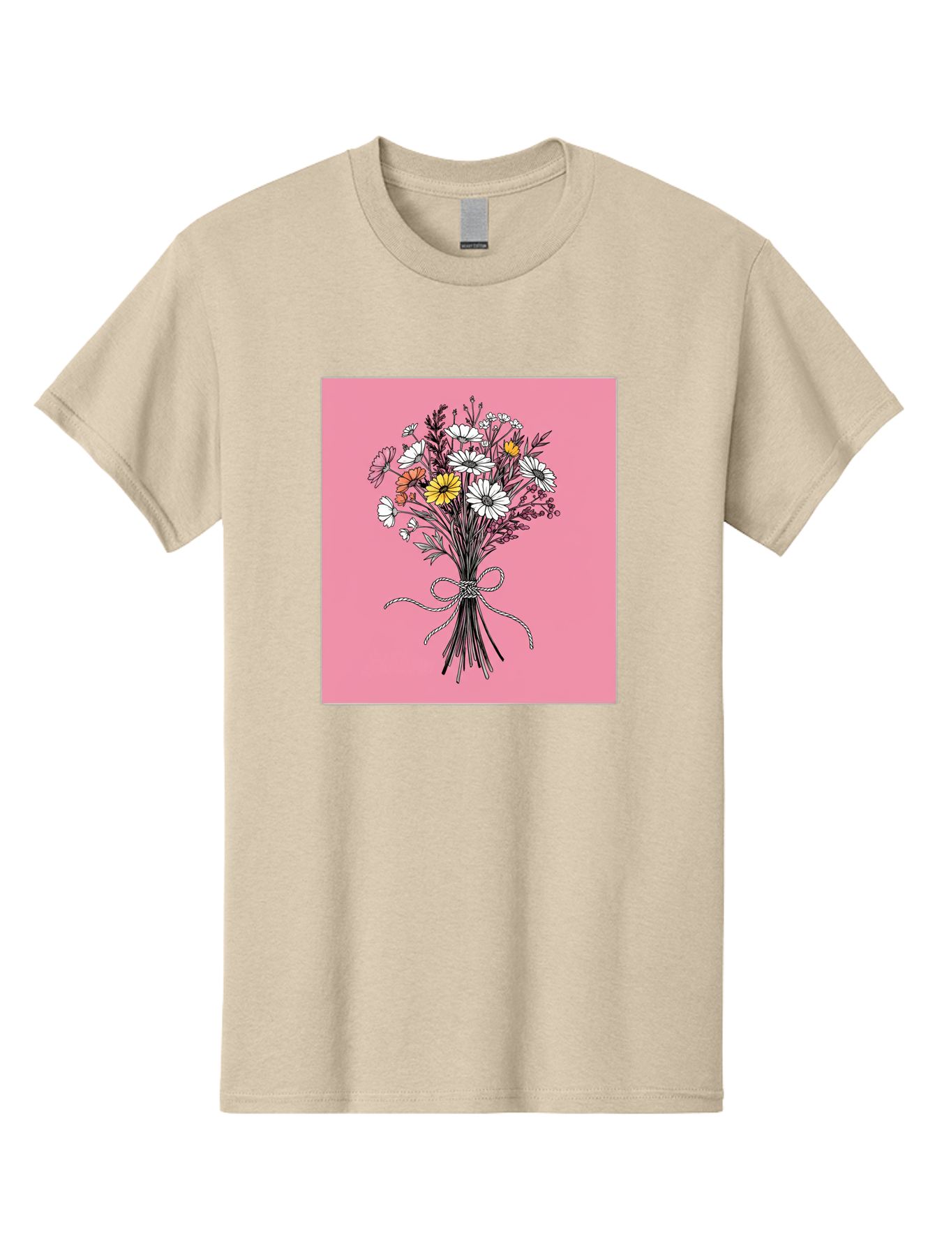 Wildflower-Bouquet-7 Men'S Graphic Tee, 100% Cotton, Comfortable Casual Summer Wear, Machine Washable, Vintage Camera, Old Camera, Antique Camera, Black Camera, Classic Photography, Photography Equipment, Nostalgic Device, Film Camera, Baf660 17