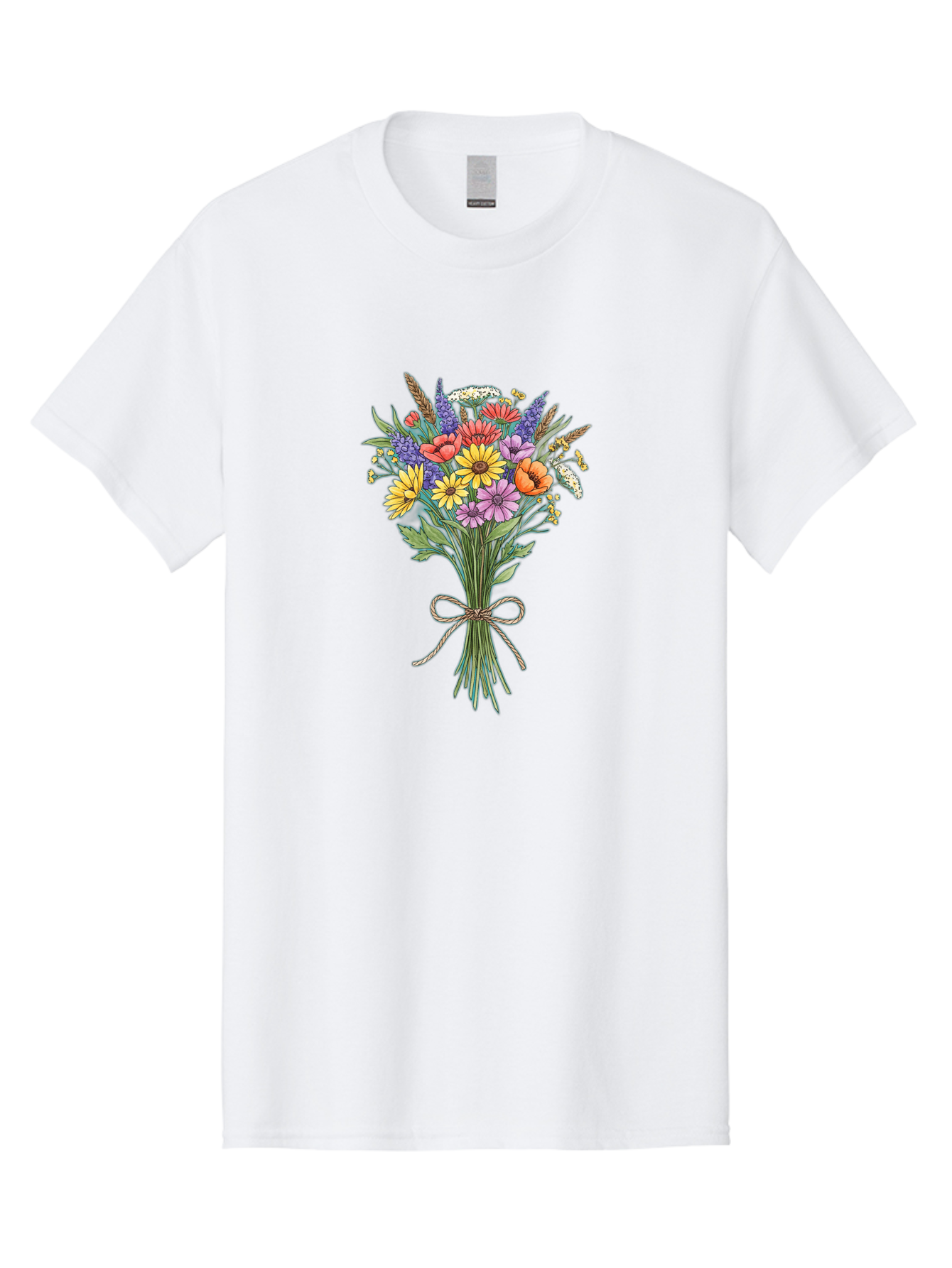 Wildflower-Bouquet-9 Men'S Graphic Tee, 100% Cotton, Comfortable Casual Summer Wear, Machine Washable, Vintage Camera, Old Camera, Antique Camera, Black Camera, Classic Photography, Photography Equipment, Nostalgic Device, Film Camera, Baf662 13