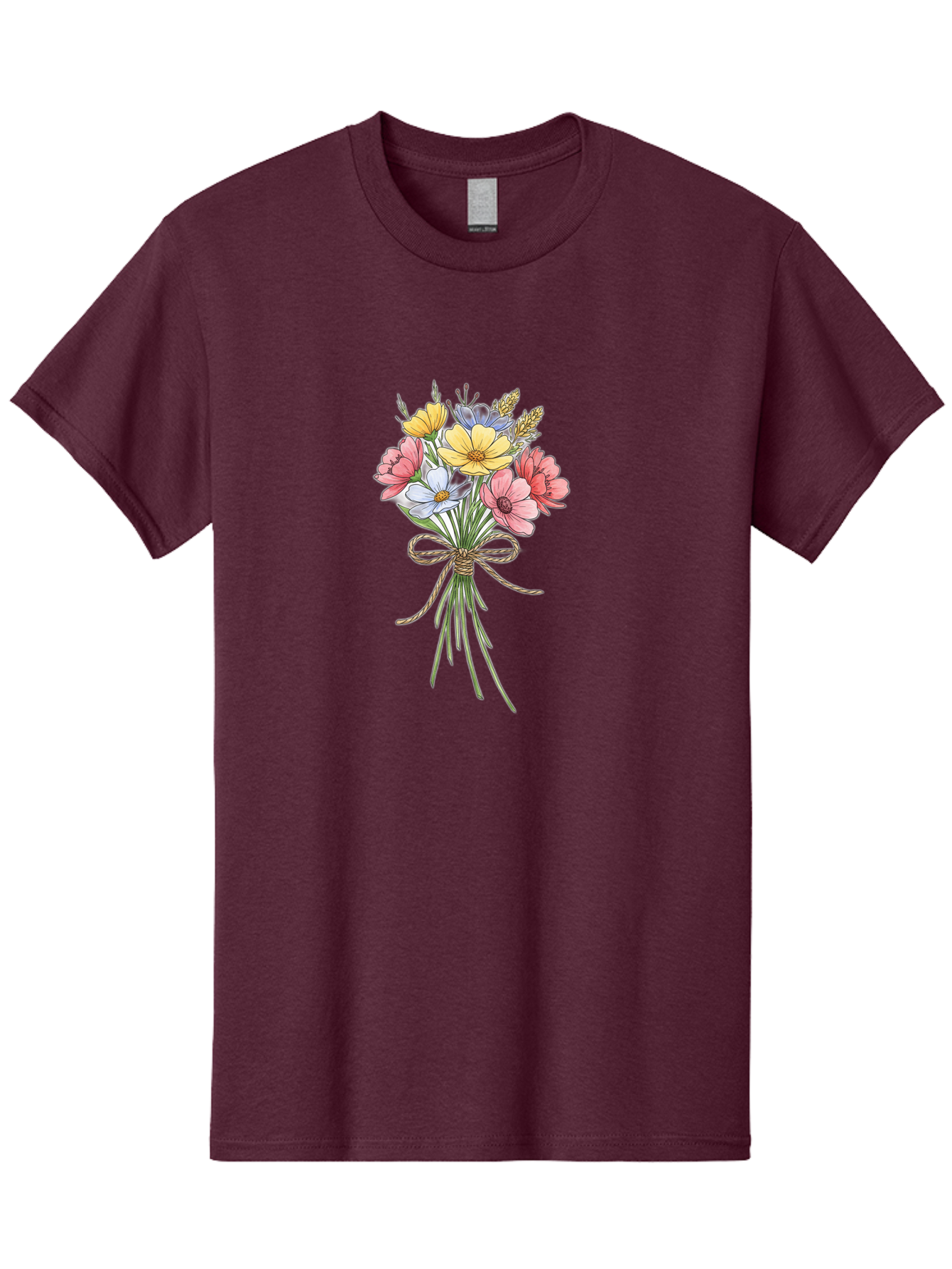 Wildflower-Bouquet Men'S Graphic Tee, 100% Cotton, Comfortable Casual Summer Wear, Machine Washable, Vintage Camera, Old Camera, Antique Camera, Black Camera, Classic Photography, Photography Equipment, Nostalgic Device, Film Camera, Baf663 11