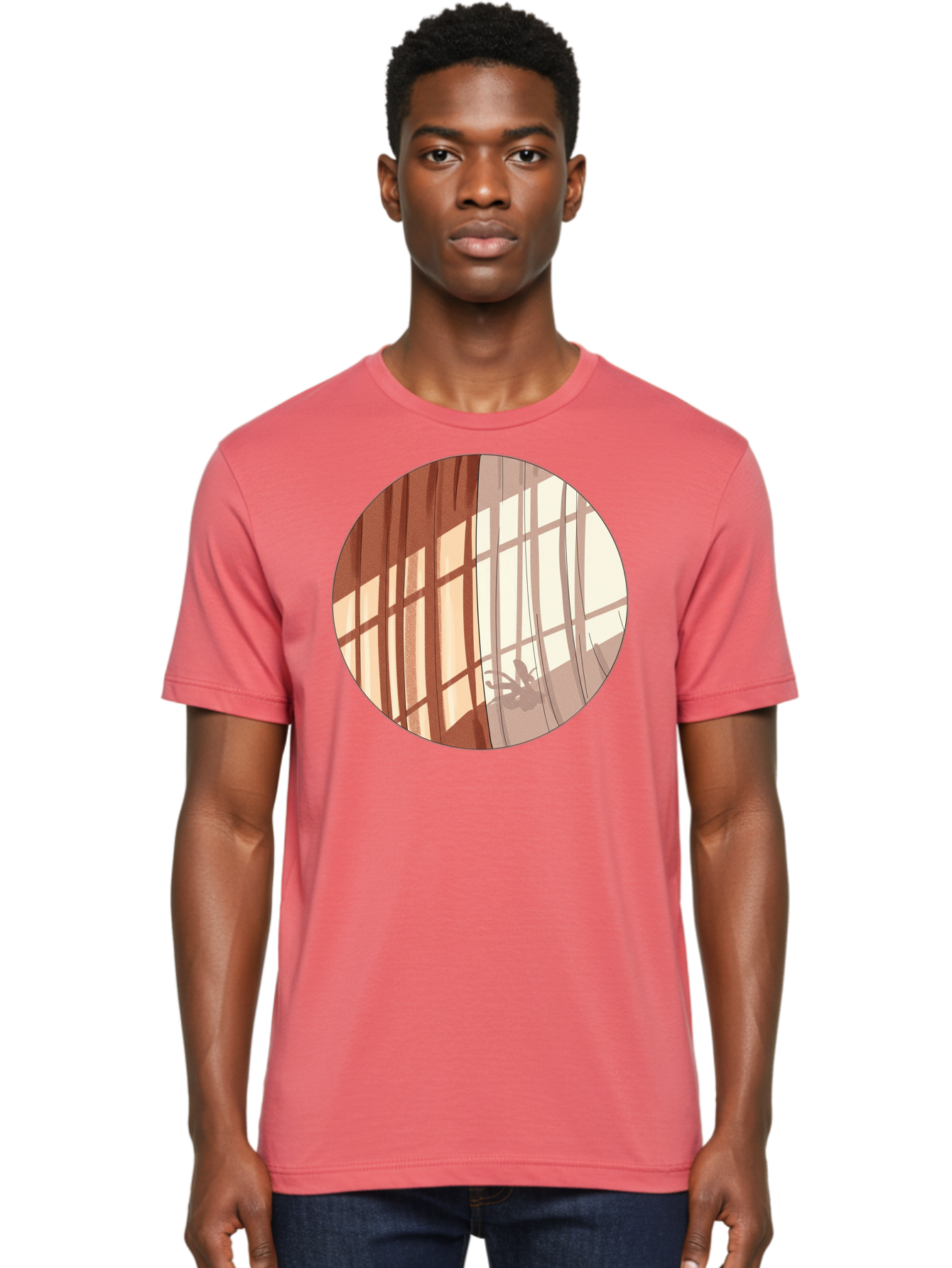 Window-Curtain-Shadows Men'S Graphic Tee, 100% Cotton, Comfortable Casual Summer Wear, Machine Washable, Vintage Camera, Old Camera, Antique Camera, Black Camera, Classic Photography, Photography Equipment, Nostalgic Device, Film Camera, Baf664 26