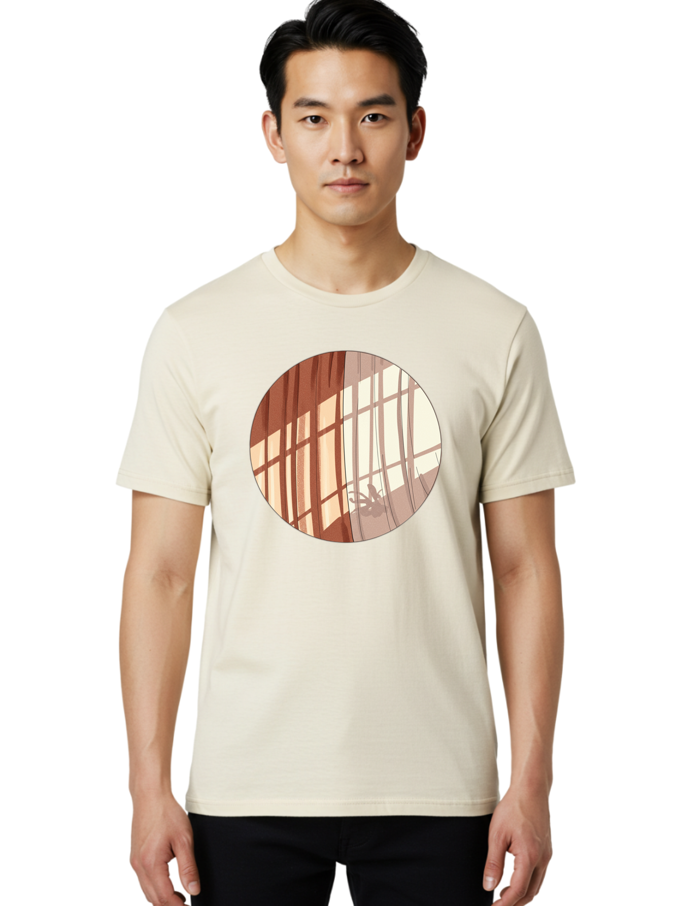 Window-Curtain-Shadows Men'S Graphic Tee, 100% Cotton, Comfortable Casual Summer Wear, Machine Washable, Vintage Camera, Old Camera, Antique Camera, Black Camera, Classic Photography, Photography Equipment, Nostalgic Device, Film Camera, Baf664 14
