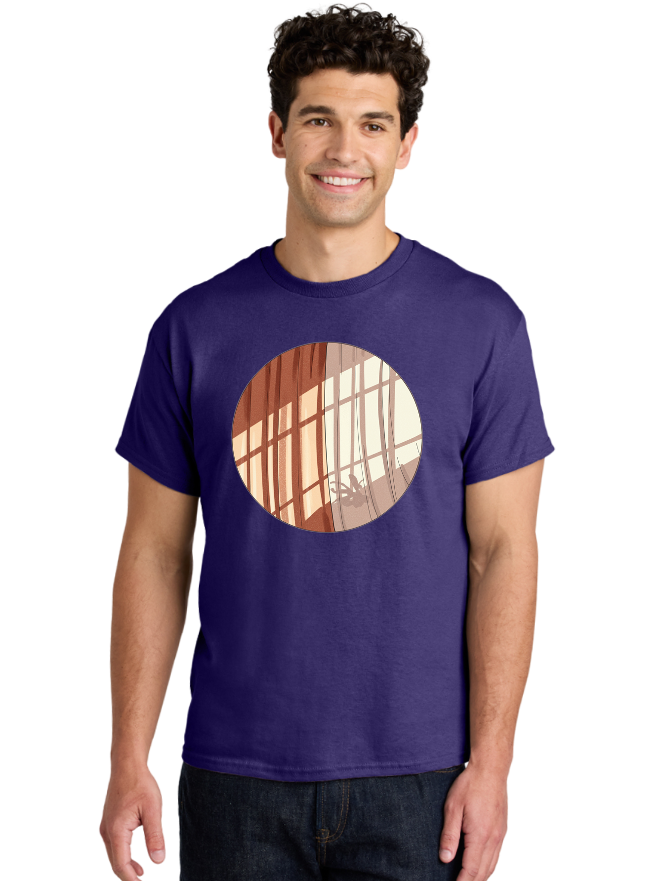 Window-Curtain-Shadows Men'S Graphic Tee, 100% Cotton, Comfortable Casual Summer Wear, Machine Washable, Vintage Camera, Old Camera, Antique Camera, Black Camera, Classic Photography, Photography Equipment, Nostalgic Device, Film Camera, Baf664 4