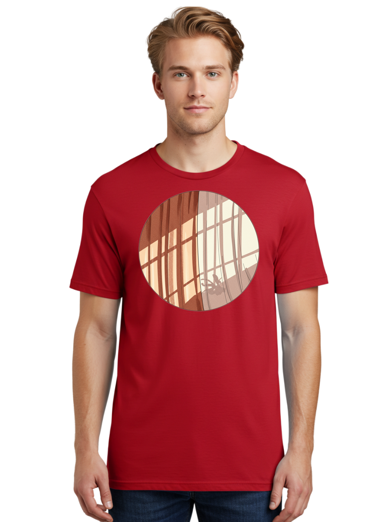 Window-Curtain-Shadows Men'S Graphic Tee, 100% Cotton, Comfortable Casual Summer Wear, Machine Washable, Vintage Camera, Old Camera, Antique Camera, Black Camera, Classic Photography, Photography Equipment, Nostalgic Device, Film Camera, Baf664 18