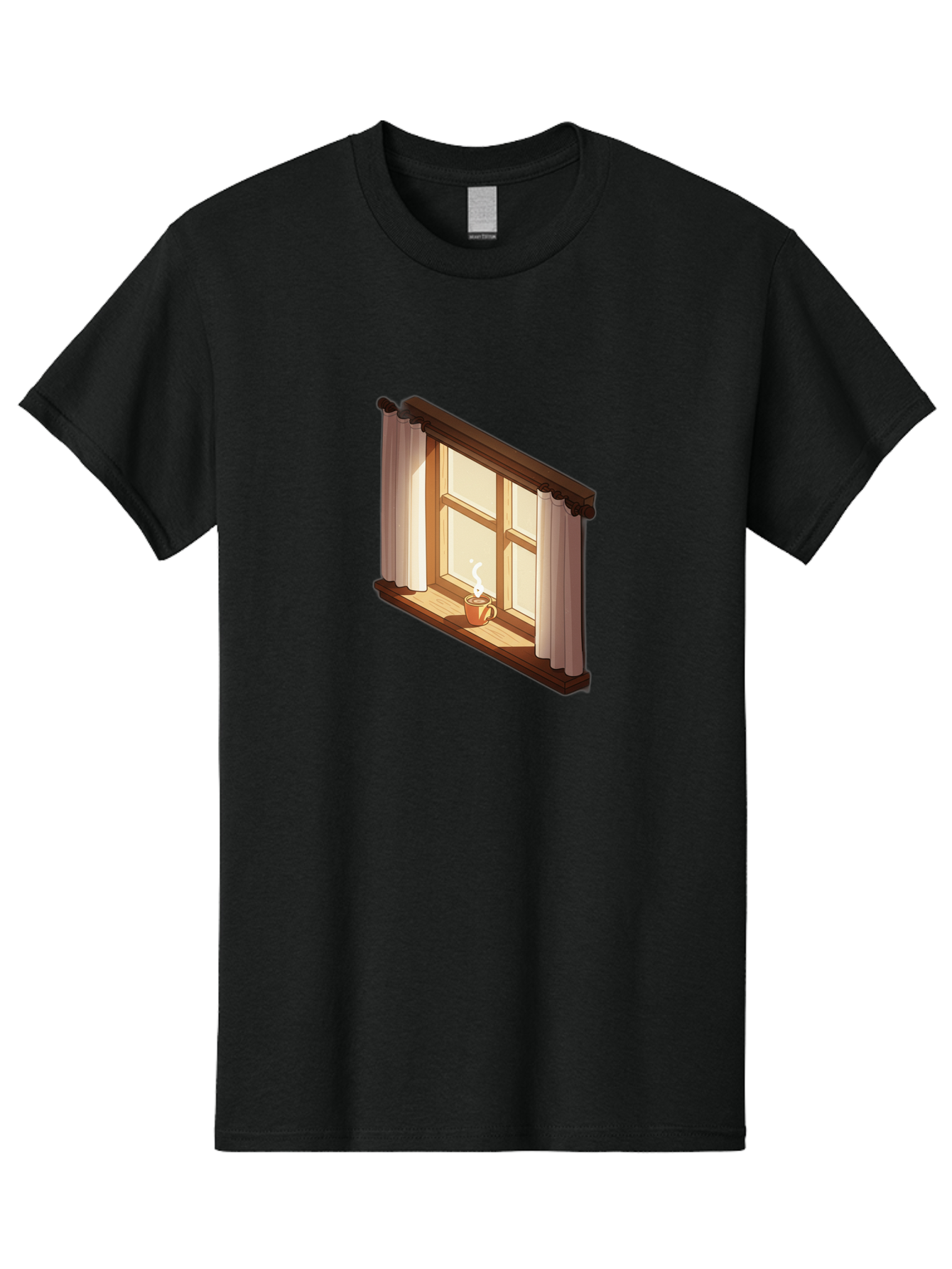 Window-With-Coffee-Cup Men'S Graphic Tee, 100% Cotton, Comfortable Casual Summer Wear, Machine Washable, Vintage Camera, Old Camera, Antique Camera, Black Camera, Classic Photography, Photography Equipment, Nostalgic Device, Film Camera, Baf665 19