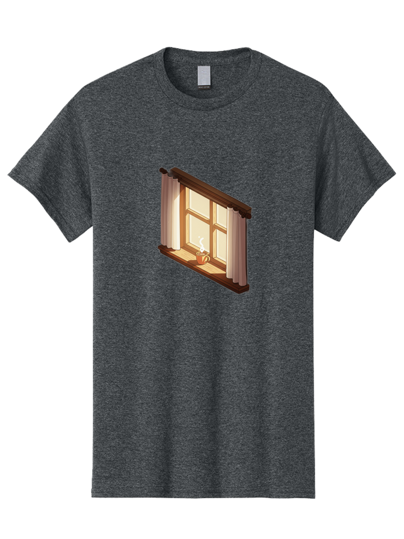 Window-With-Coffee-Cup Men'S Graphic Tee, 100% Cotton, Comfortable Casual Summer Wear, Machine Washable, Vintage Camera, Old Camera, Antique Camera, Black Camera, Classic Photography, Photography Equipment, Nostalgic Device, Film Camera, Baf665 13