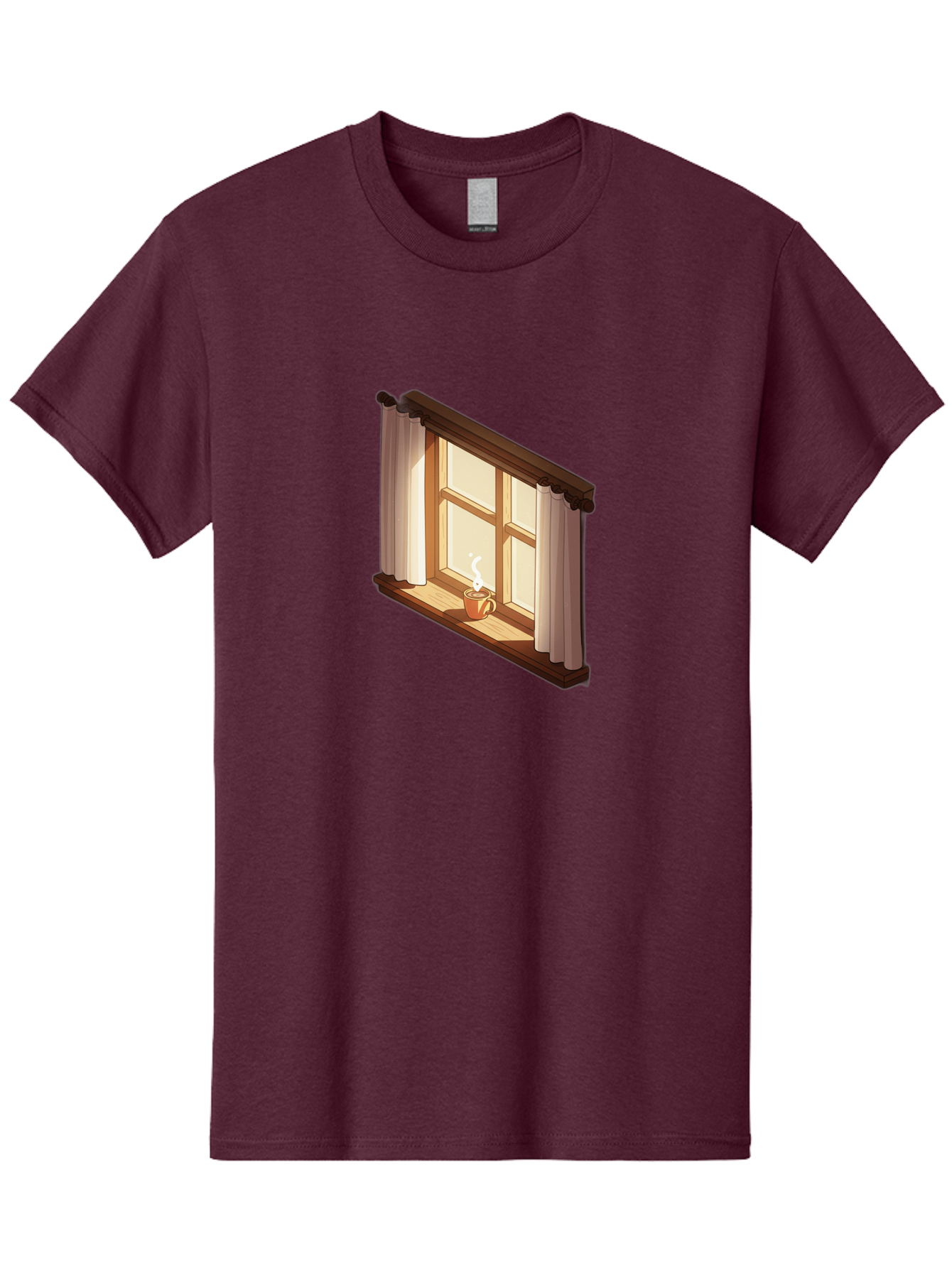 Window-With-Coffee-Cup Men'S Graphic Tee, 100% Cotton, Comfortable Casual Summer Wear, Machine Washable, Vintage Camera, Old Camera, Antique Camera, Black Camera, Classic Photography, Photography Equipment, Nostalgic Device, Film Camera, Baf665 27