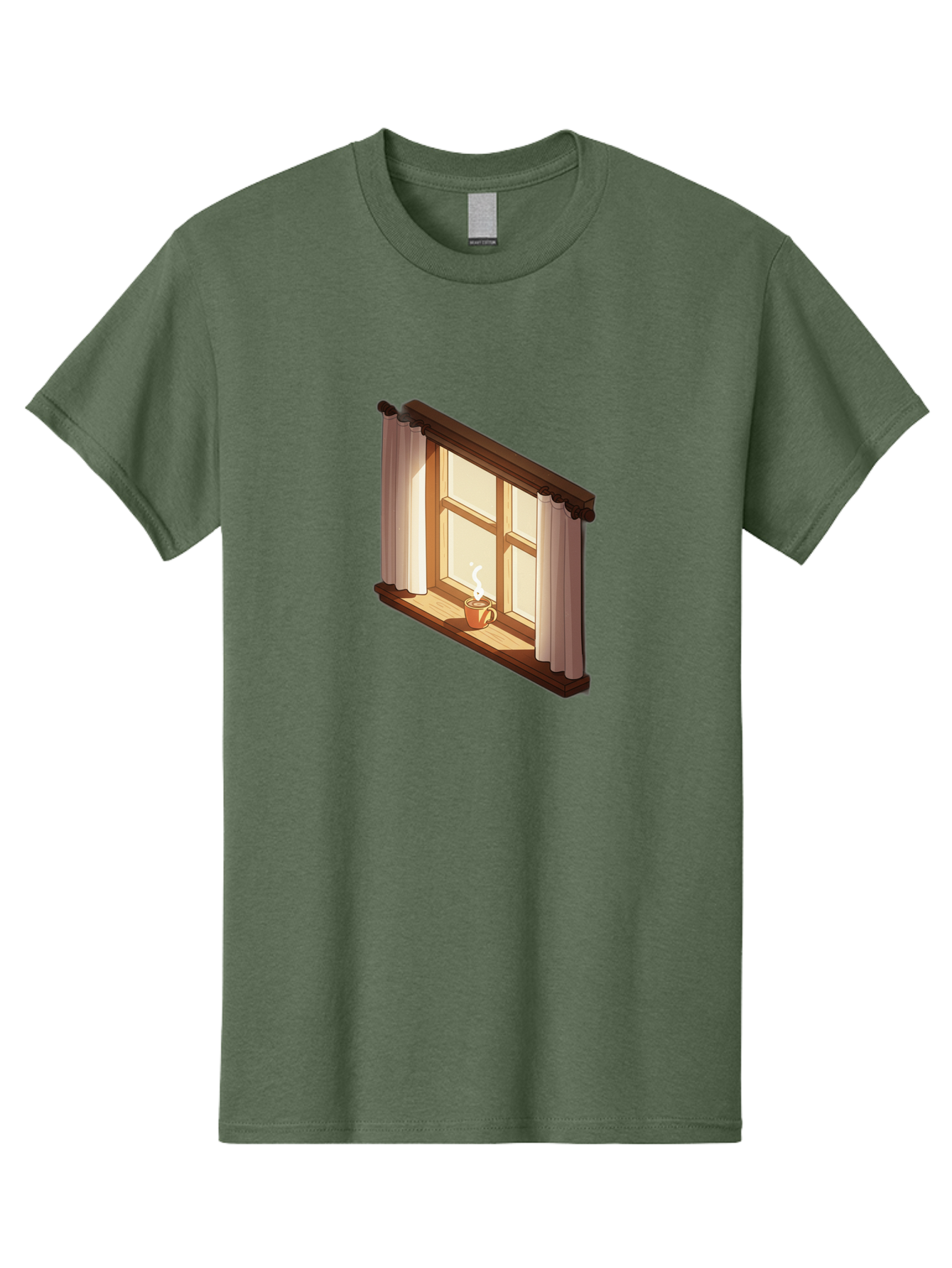 Window-With-Coffee-Cup Men'S Graphic Tee, 100% Cotton, Comfortable Casual Summer Wear, Machine Washable, Vintage Camera, Old Camera, Antique Camera, Black Camera, Classic Photography, Photography Equipment, Nostalgic Device, Film Camera, Baf665 3