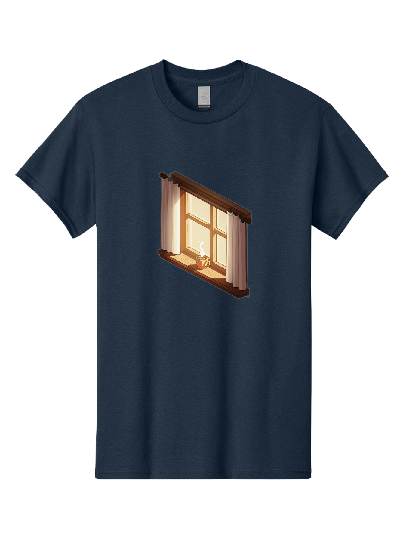 Window-With-Coffee-Cup Men'S Graphic Tee, 100% Cotton, Comfortable Casual Summer Wear, Machine Washable, Vintage Camera, Old Camera, Antique Camera, Black Camera, Classic Photography, Photography Equipment, Nostalgic Device, Film Camera, Baf665 17