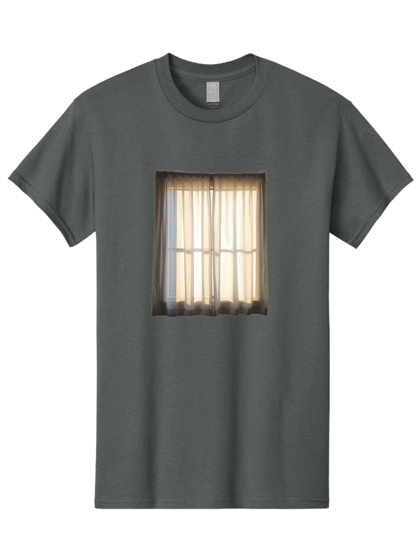 Window-With-Curtains-1 Men'S Graphic Tee, 100% Cotton, Comfortable Casual Summer Wear, Machine Washable, Vintage Camera, Old Camera, Antique Camera, Black Camera, Classic Photography, Photography Equipment, Nostalgic Device, Film Camera, Baf666 19