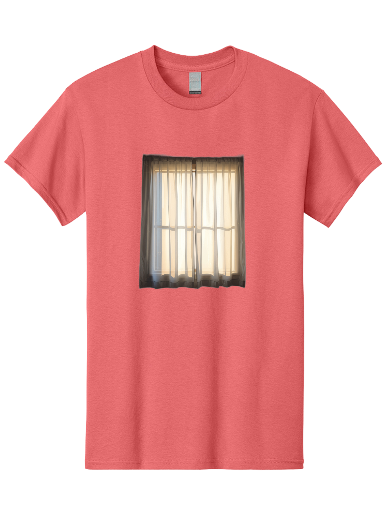 Window-With-Curtains-1 Men'S Graphic Tee, 100% Cotton, Comfortable Casual Summer Wear, Machine Washable, Vintage Camera, Old Camera, Antique Camera, Black Camera, Classic Photography, Photography Equipment, Nostalgic Device, Film Camera, Baf666 21