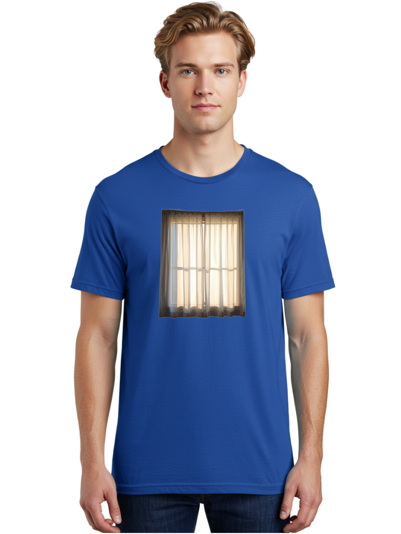 Window-With-Curtains-1 Men'S Graphic Tee, 100% Cotton, Comfortable Casual Summer Wear, Machine Washable, Vintage Camera, Old Camera, Antique Camera, Black Camera, Classic Photography, Photography Equipment, Nostalgic Device, Film Camera, Baf666 18