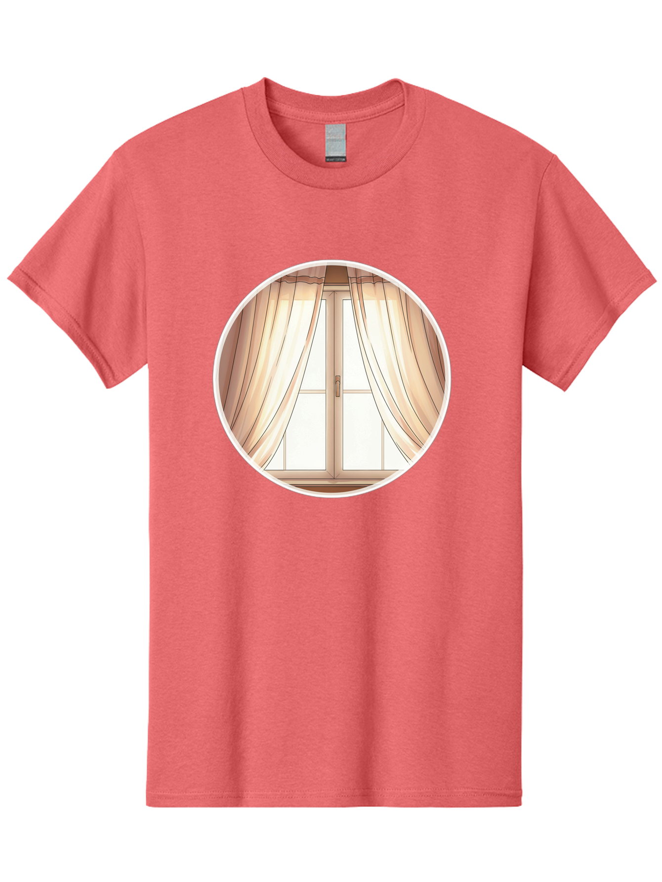 Window-With-Curtains Men'S Graphic Tee, 100% Cotton, Comfortable Casual Summer Wear, Machine Washable, Vintage Camera, Old Camera, Antique Camera, Black Camera, Classic Photography, Photography Equipment, Nostalgic Device, Film Camera, Baf667 15
