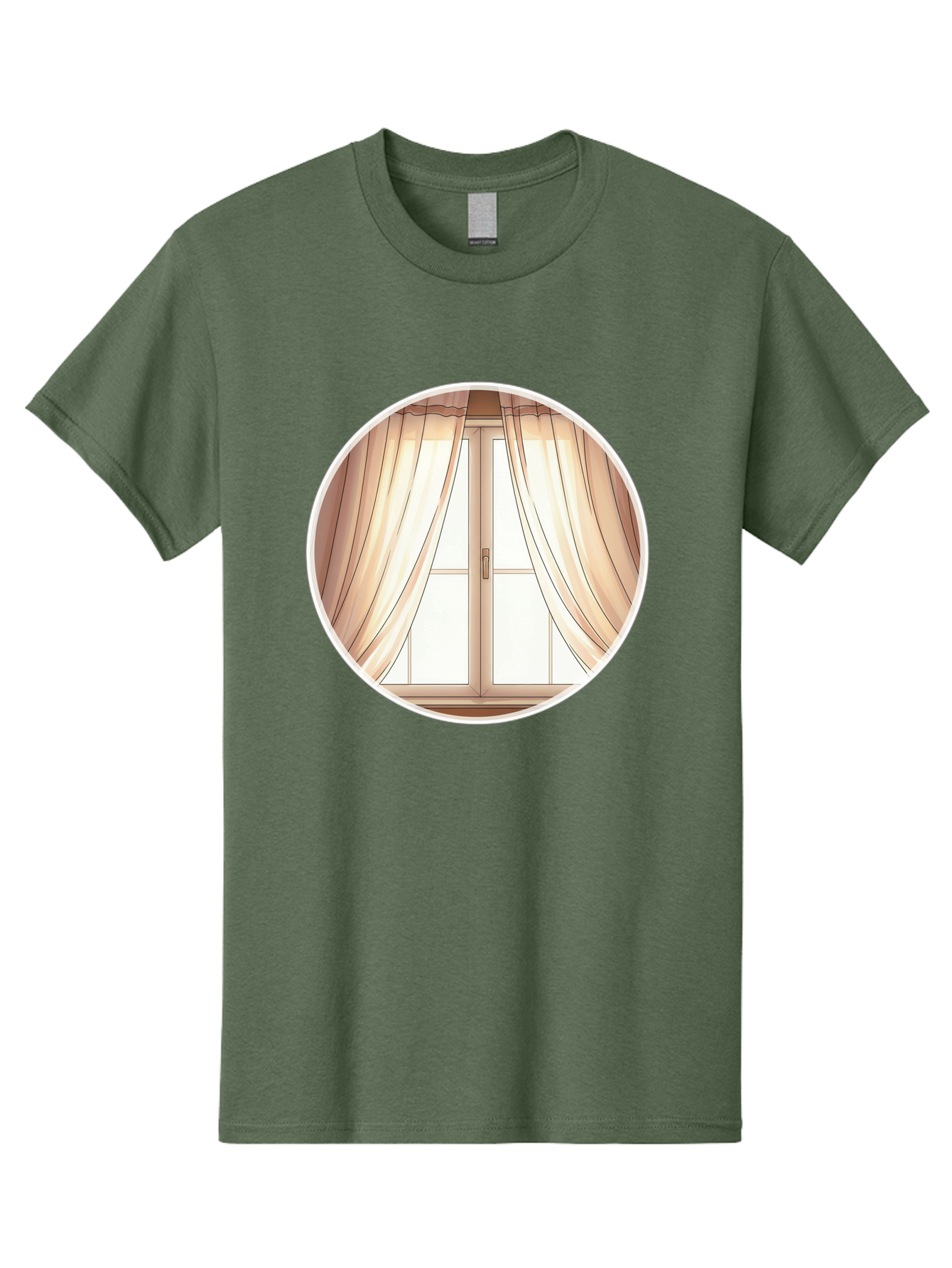 Window-With-Curtains Men'S Graphic Tee, 100% Cotton, Comfortable Casual Summer Wear, Machine Washable, Vintage Camera, Old Camera, Antique Camera, Black Camera, Classic Photography, Photography Equipment, Nostalgic Device, Film Camera, Baf667 27
