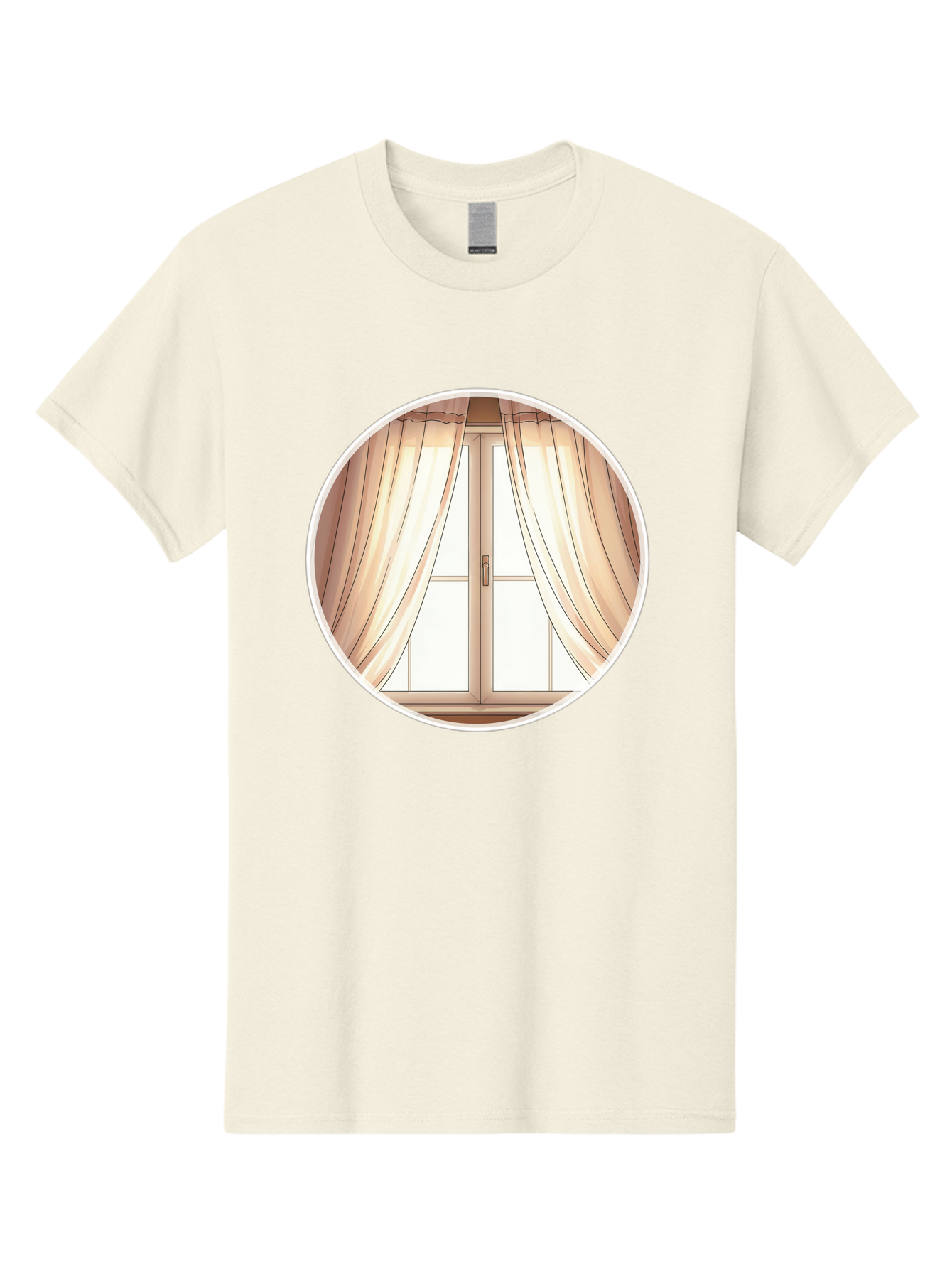 Window-With-Curtains Men'S Graphic Tee, 100% Cotton, Comfortable Casual Summer Wear, Machine Washable, Vintage Camera, Old Camera, Antique Camera, Black Camera, Classic Photography, Photography Equipment, Nostalgic Device, Film Camera, Baf667 23