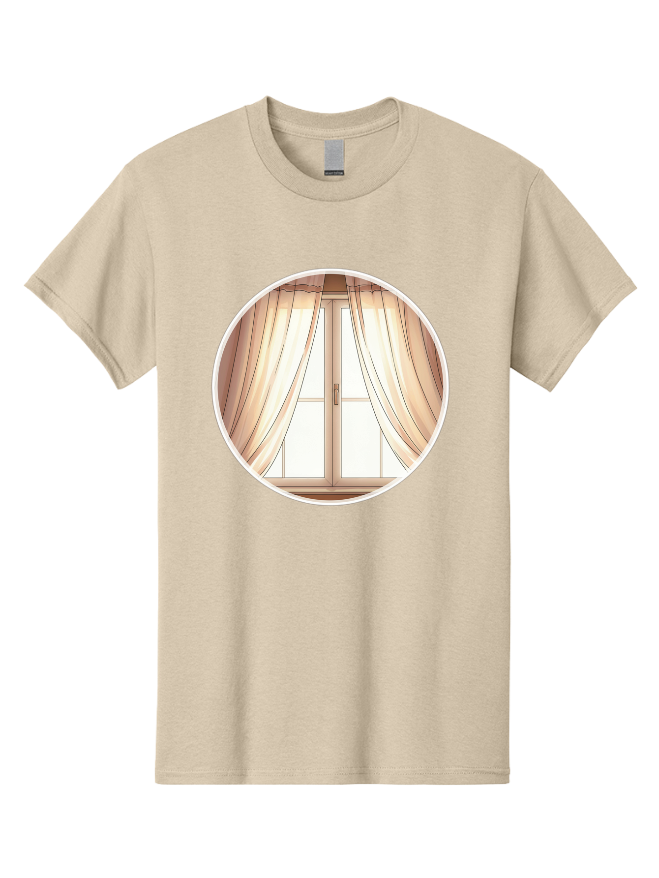 Window-With-Curtains Men'S Graphic Tee, 100% Cotton, Comfortable Casual Summer Wear, Machine Washable, Vintage Camera, Old Camera, Antique Camera, Black Camera, Classic Photography, Photography Equipment, Nostalgic Device, Film Camera, Baf667 7
