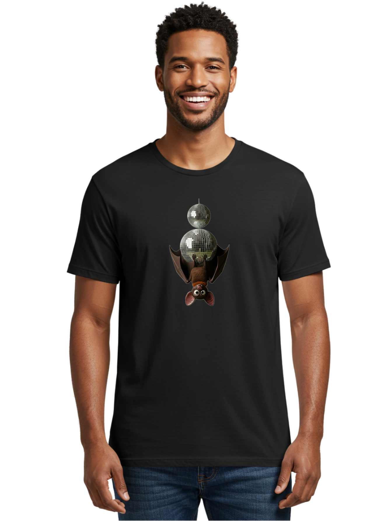 Bat-And-Disco-Balls Men'S Graphic Tee, 100% Cotton, Comfortable Casual Summer Wear, Machine Washable, Vintage Camera, Old Camera, Antique Camera, Black Camera, Classic Photography, Photography Equipment, Nostalgic Device, Film Camera, Baf686 16