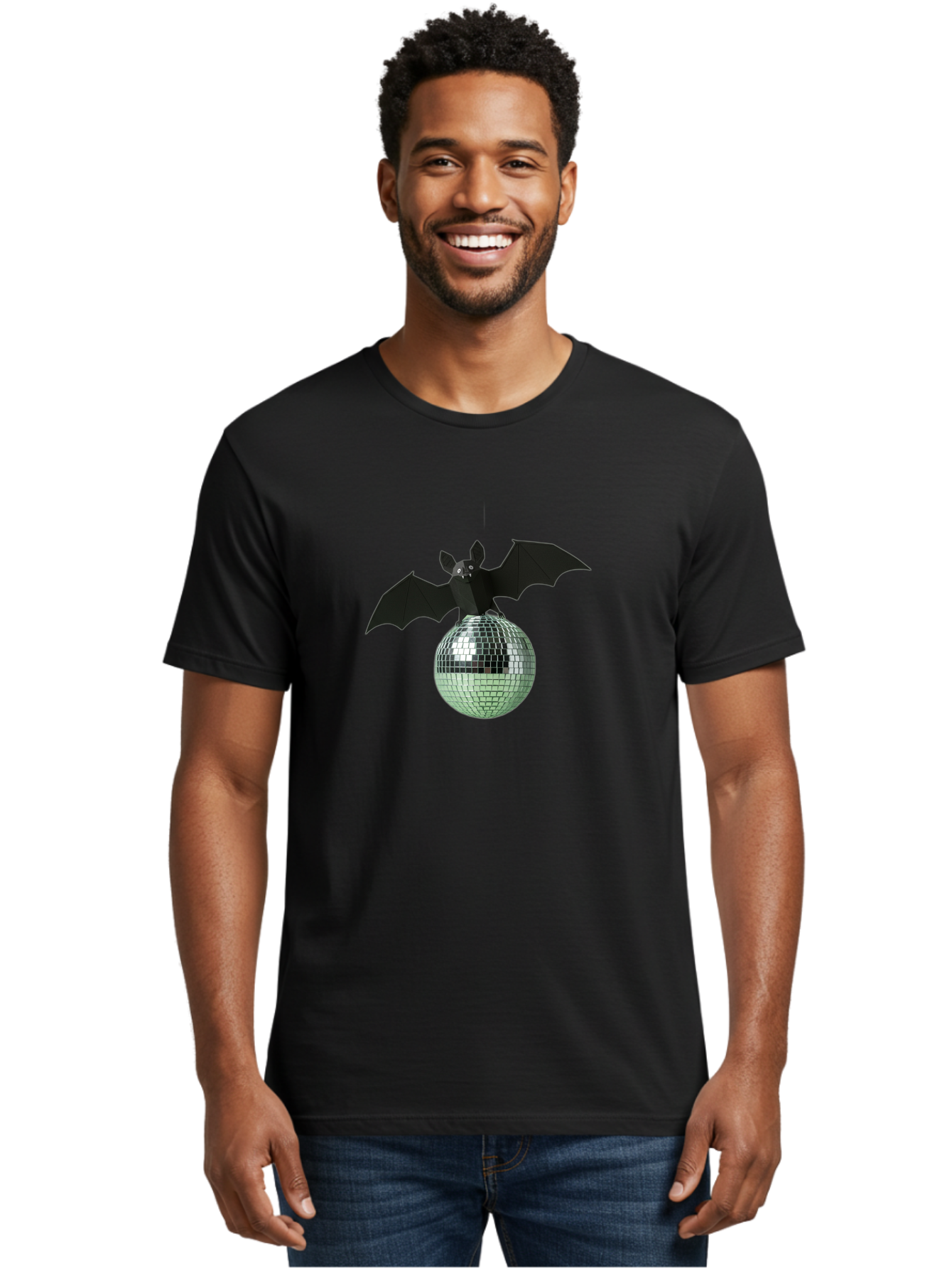 Bat-Disco-Ball-1 Men'S Graphic Tee, 100% Cotton, Comfortable Casual Summer Wear, Machine Washable, Vintage Camera, Old Camera, Antique Camera, Black Camera, Classic Photography, Photography Equipment, Nostalgic Device, Film Camera, Camera Art Baf687 10