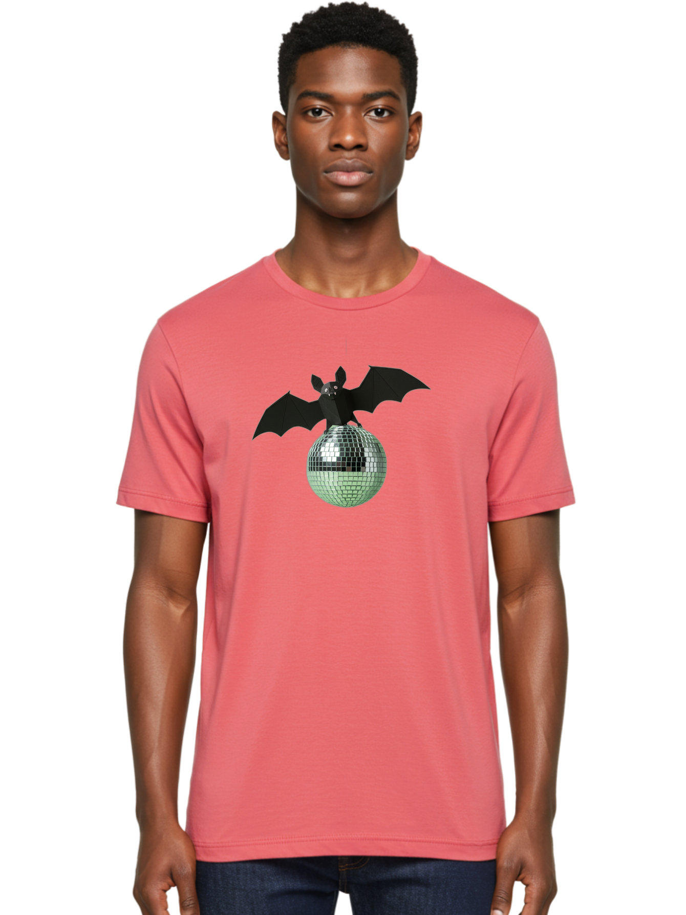 Bat-Disco-Ball-1 Men'S Graphic Tee, 100% Cotton, Comfortable Casual Summer Wear, Machine Washable, Vintage Camera, Old Camera, Antique Camera, Black Camera, Classic Photography, Photography Equipment, Nostalgic Device, Film Camera, Camera Art Baf687 26