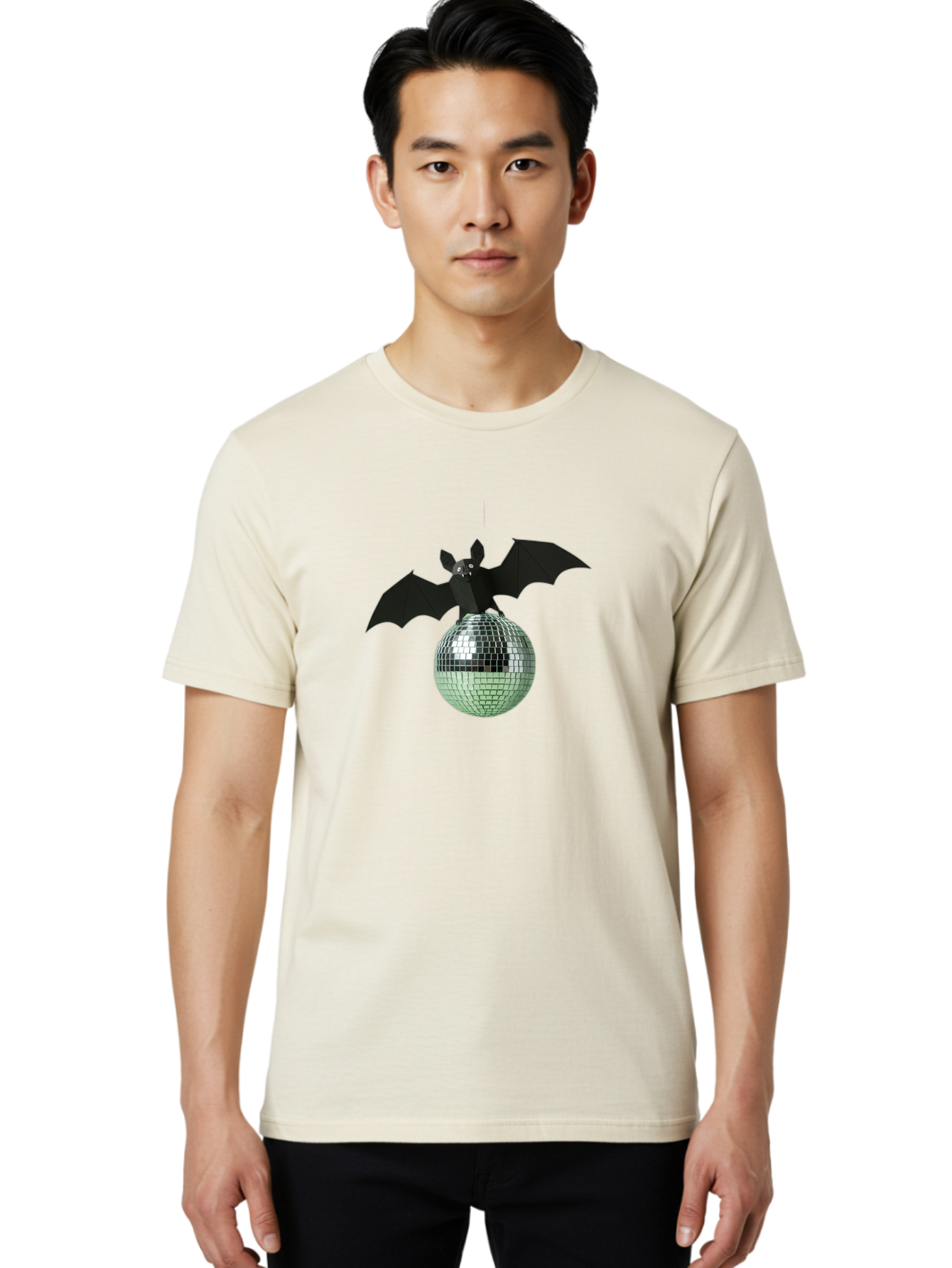 Bat-Disco-Ball-1 Men'S Graphic Tee, 100% Cotton, Comfortable Casual Summer Wear, Machine Washable, Vintage Camera, Old Camera, Antique Camera, Black Camera, Classic Photography, Photography Equipment, Nostalgic Device, Film Camera, Camera Art Baf687 20