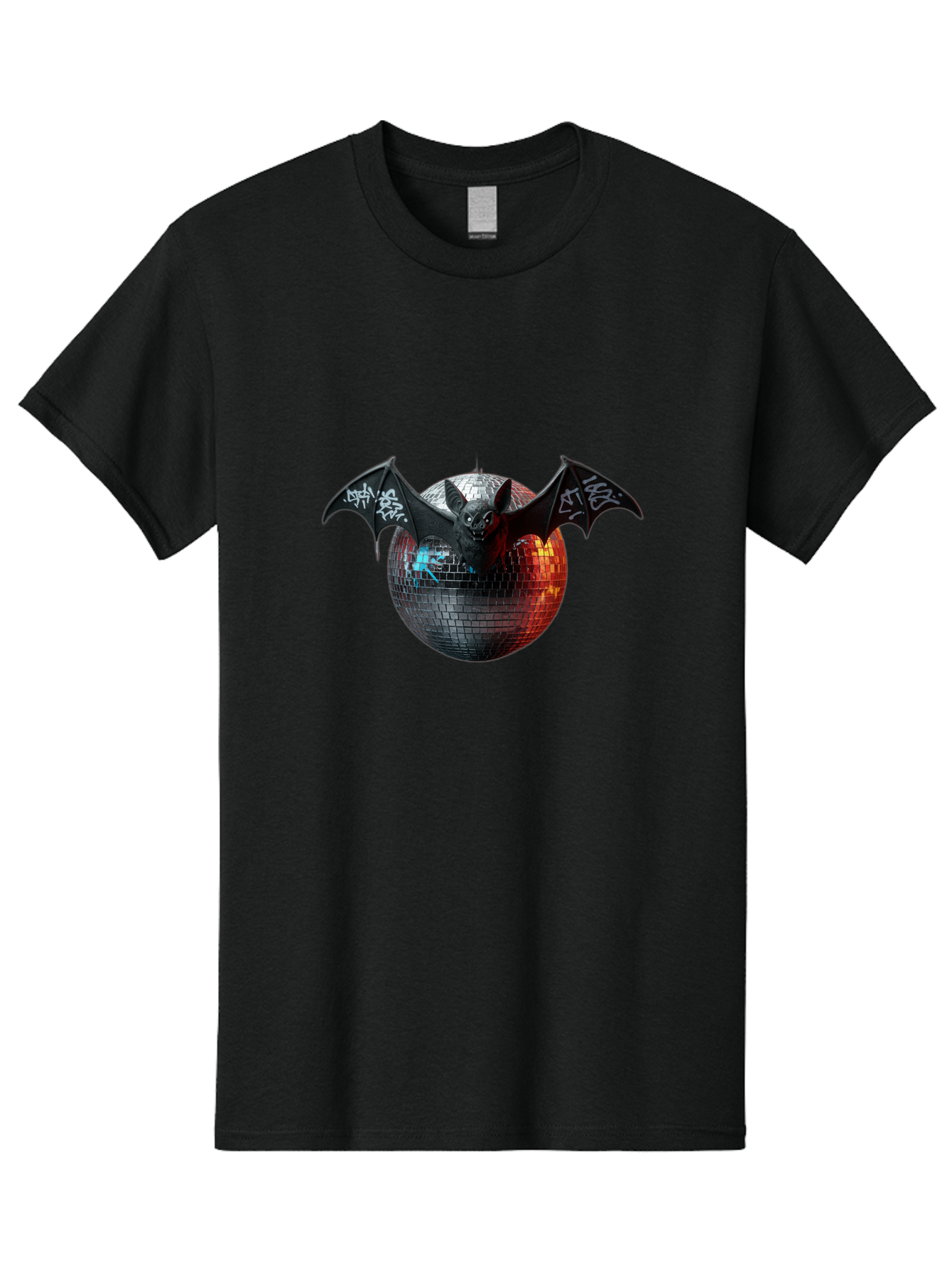 Bat-Disco-Ball-2 Men'S Graphic Tee, 100% Cotton, Comfortable Casual Summer Wear, Machine Washable, Vintage Camera, Old Camera, Antique Camera, Black Camera, Classic Photography, Photography Equipment, Nostalgic Device, Film Camera, Camera Art Baf688 5