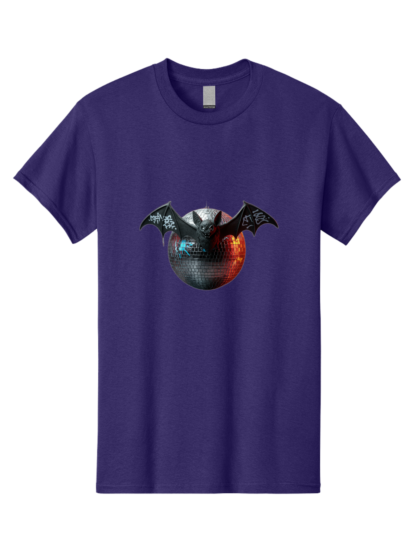 Bat-Disco-Ball-2 Men'S Graphic Tee, 100% Cotton, Comfortable Casual Summer Wear, Machine Washable, Vintage Camera, Old Camera, Antique Camera, Black Camera, Classic Photography, Photography Equipment, Nostalgic Device, Film Camera, Camera Art Baf688 3