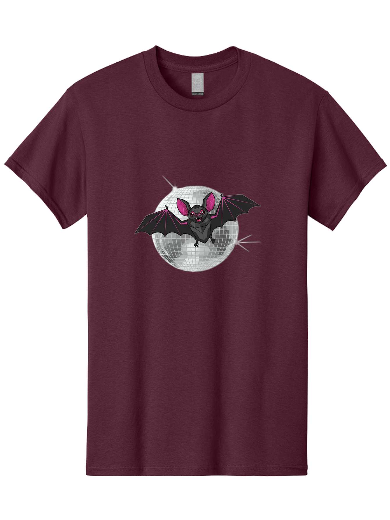 Bat-Disco-Ball-3 Men'S Graphic Tee, 100% Cotton, Comfortable Casual Summer Wear, Machine Washable, Vintage Camera, Old Camera, Antique Camera, Black Camera, Classic Photography, Photography Equipment, Nostalgic Device, Film Camera, Camera Art Baf689 3